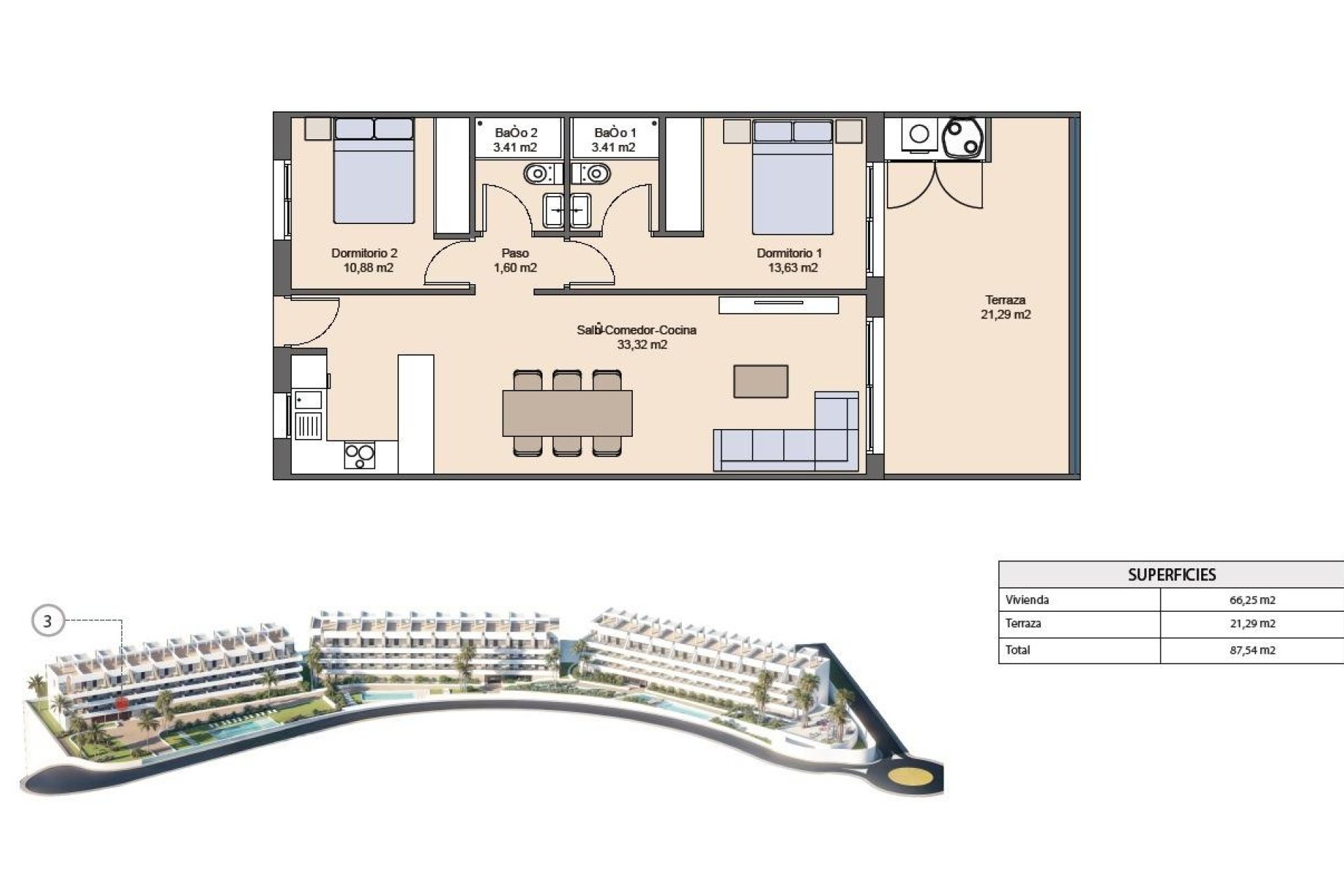 New Build - Apartment / flat -
Finestrat - Balcón De Finestrat
