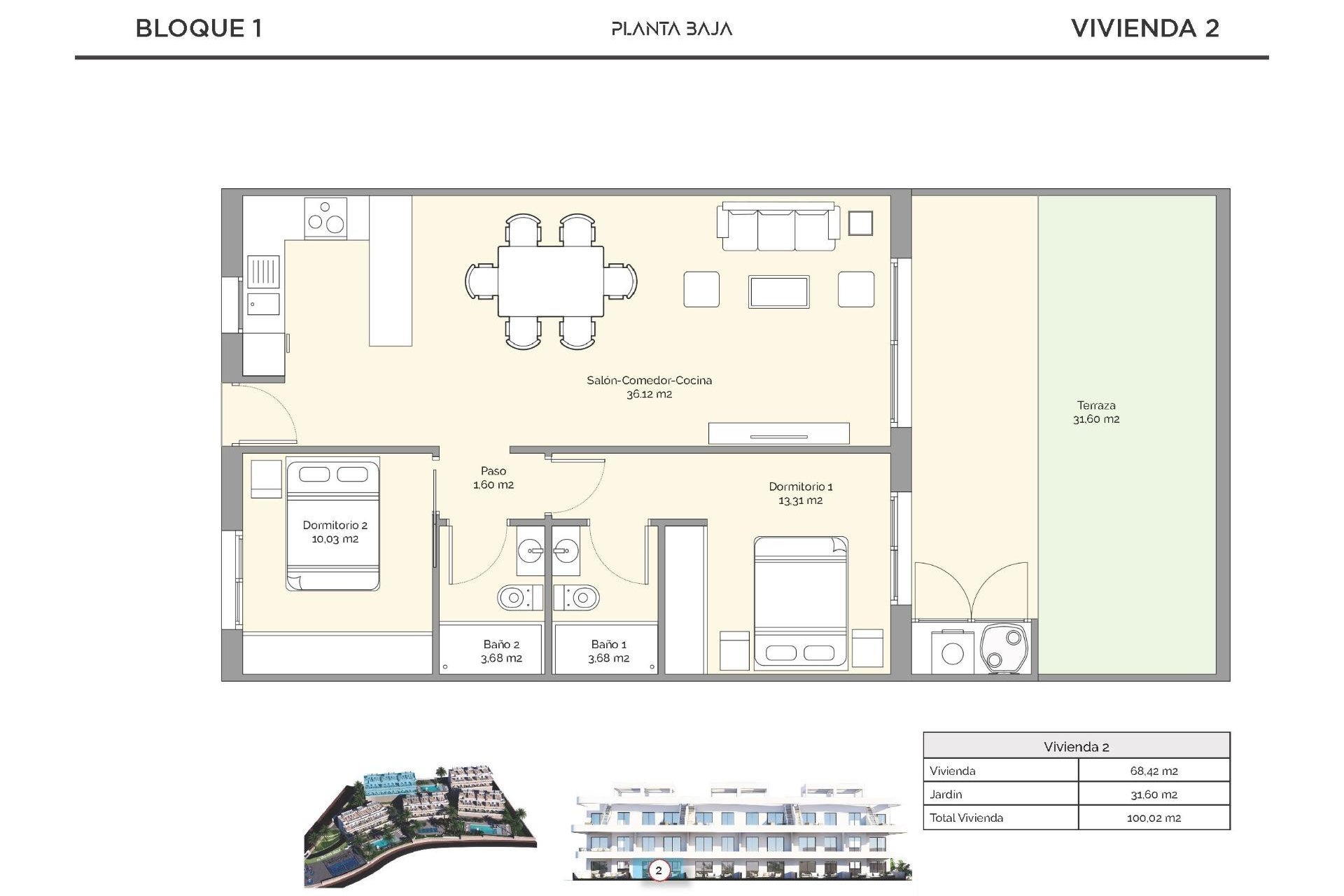 New Build - Apartment / flat -
Finestrat - Golf Piug Campana