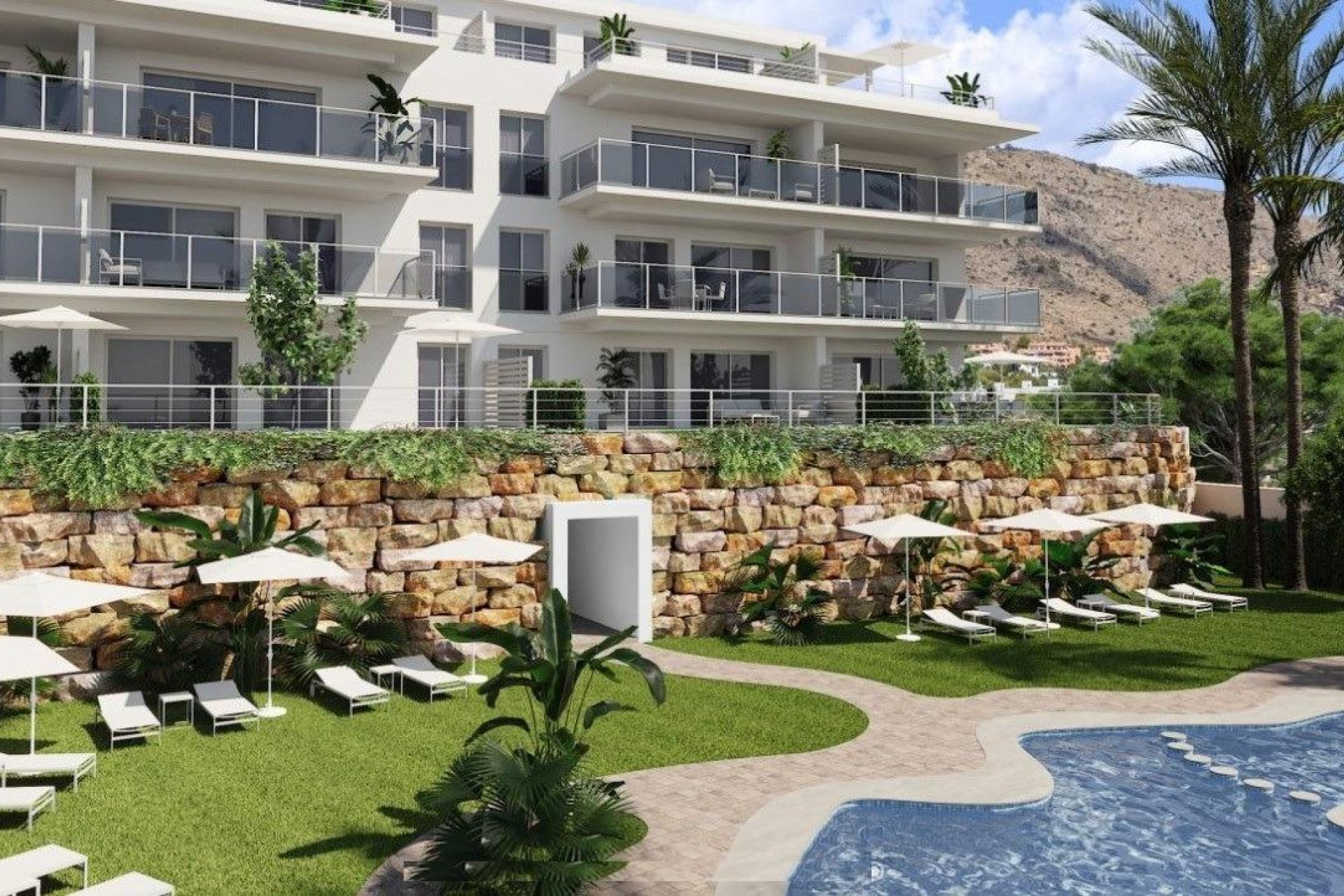 New Build - Apartment / flat -
Finestrat - Sierra cortina