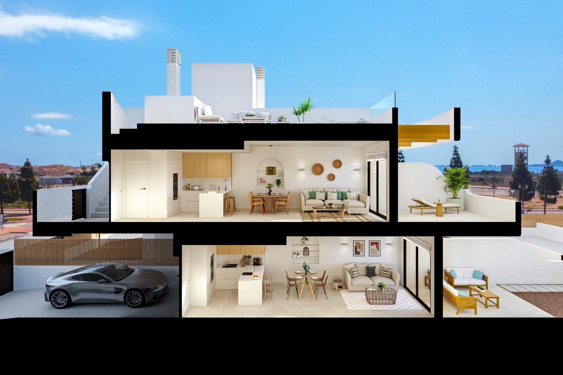 New Build - Apartment / flat -
Los Alcázares - La Serena Golf