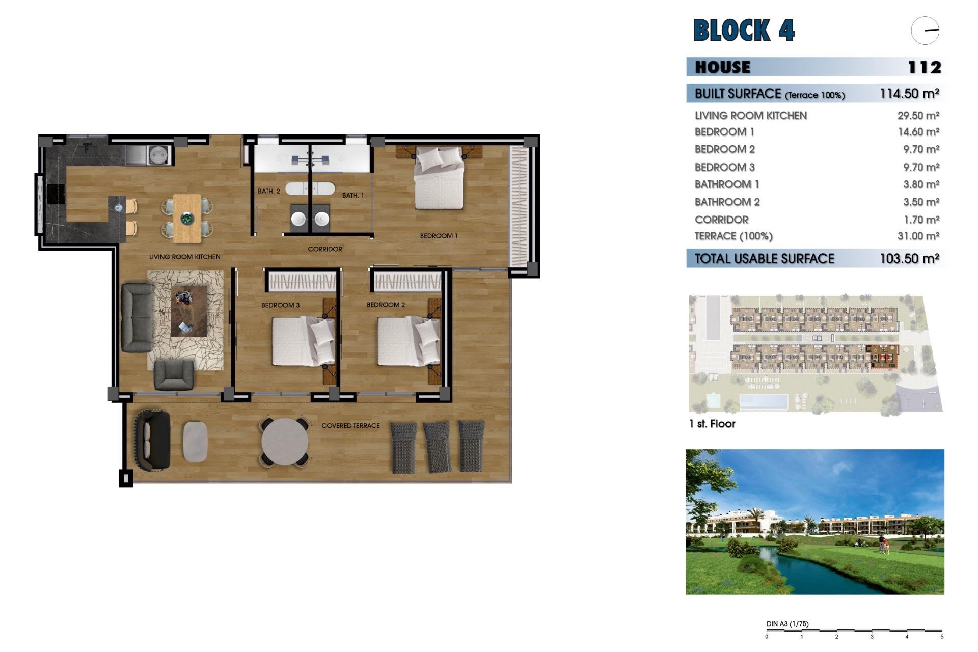 New Build - Apartment / flat -
Los Alcázares - La Serena Golf