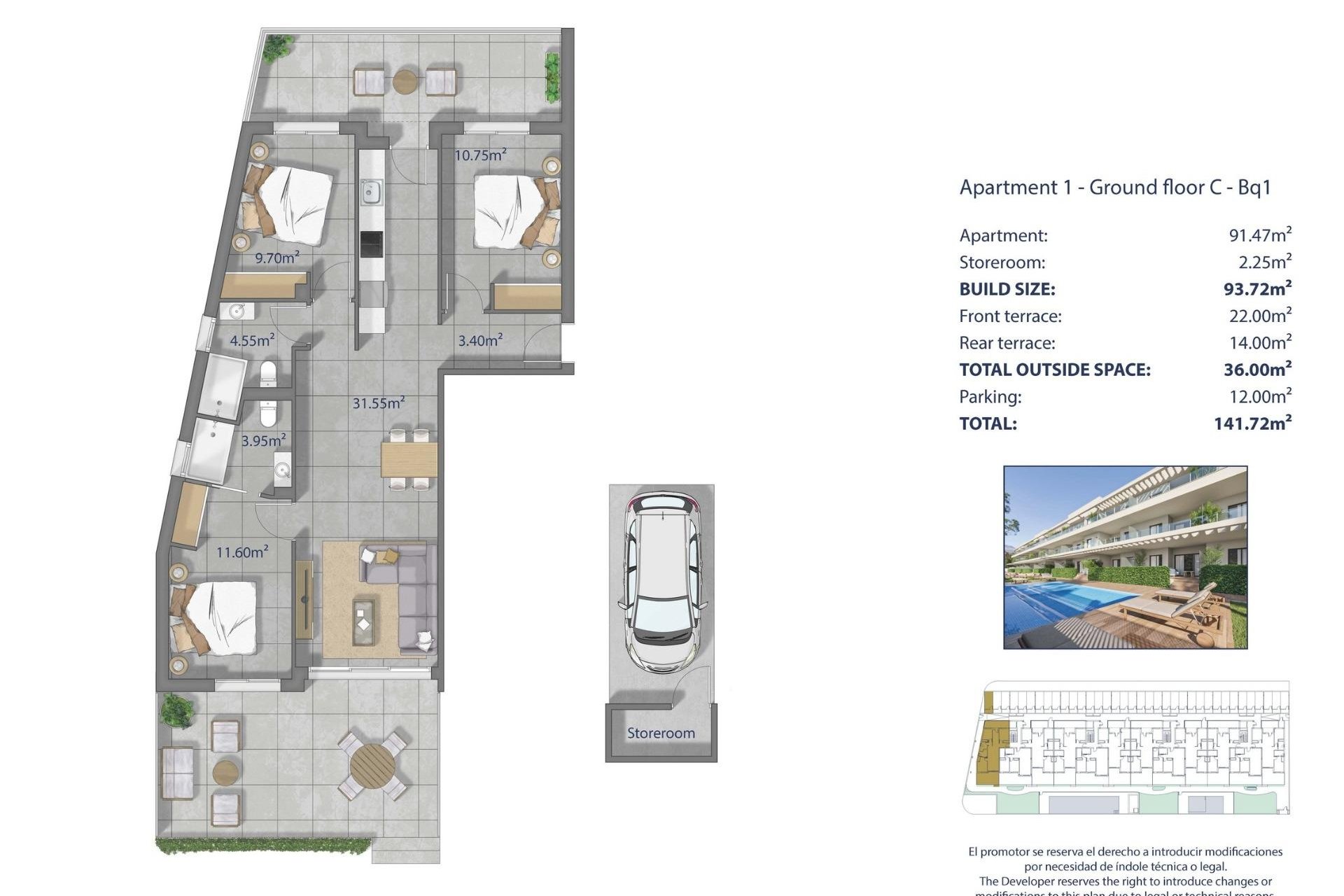 New Build - Apartment / flat -
Los Alcázares - Los Narejos
