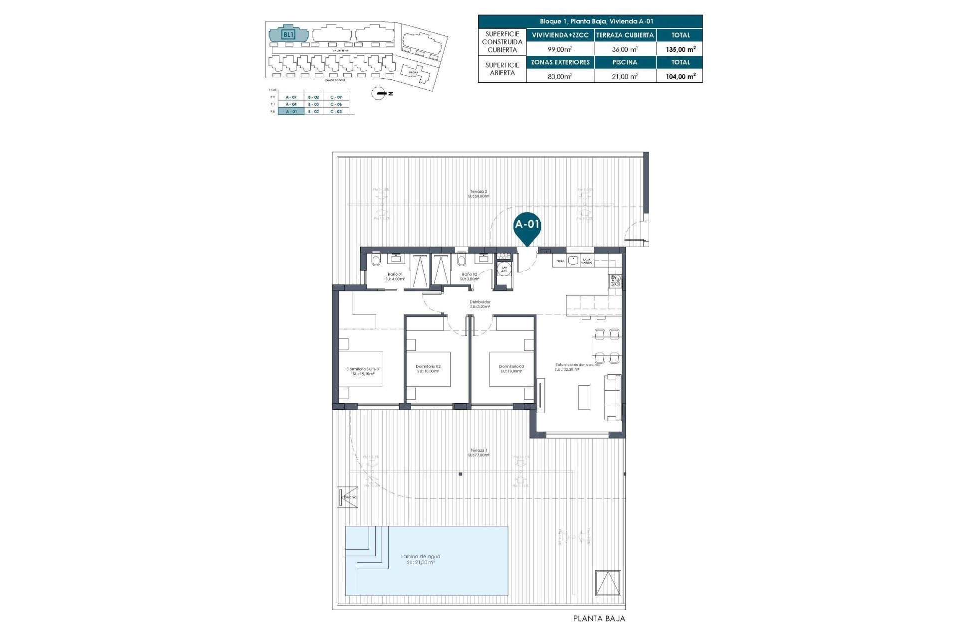 New Build - Apartment / flat -
Los Alcázares - Serena Golf