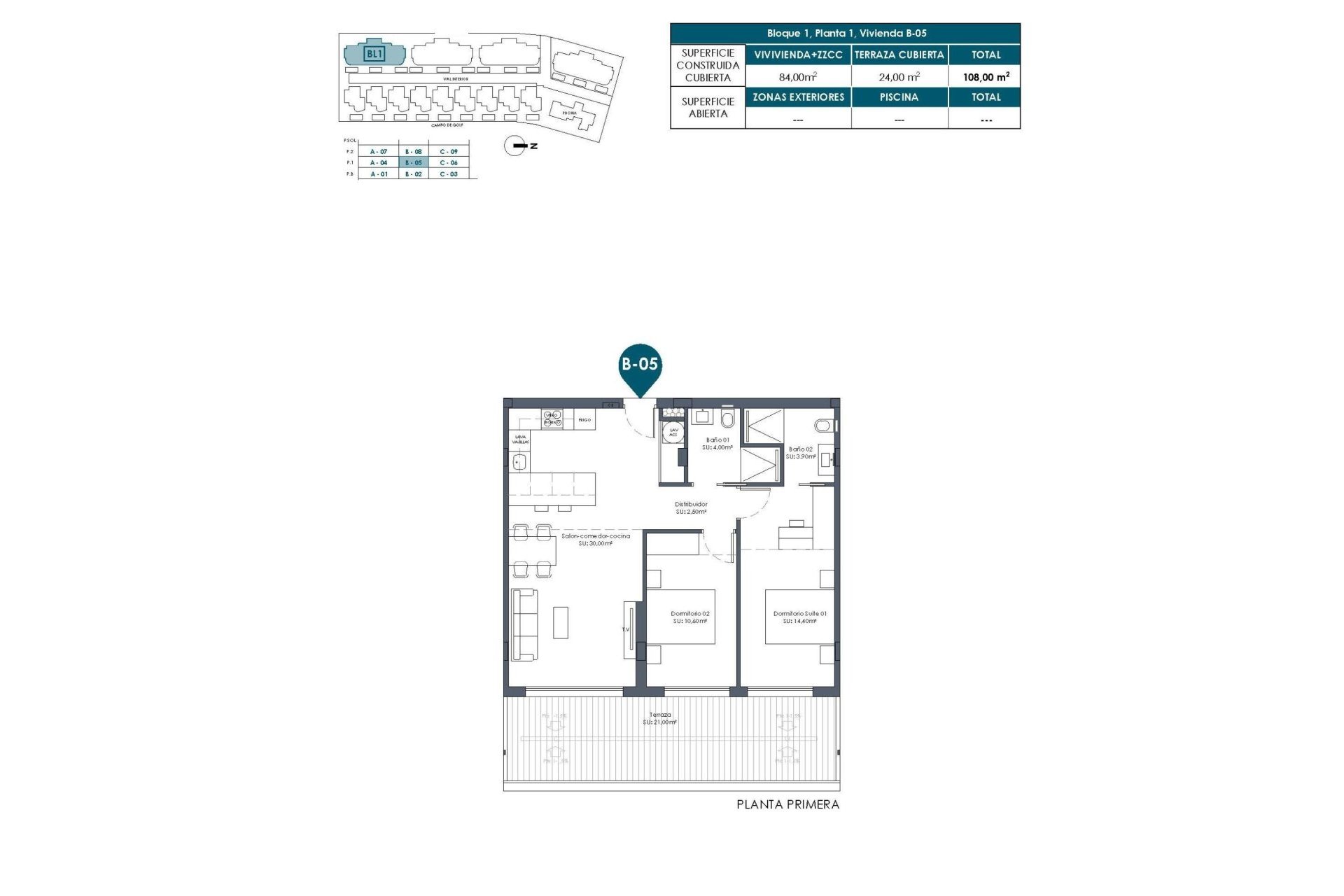 New Build - Apartment / flat -
Los Alcázares - Serena Golf