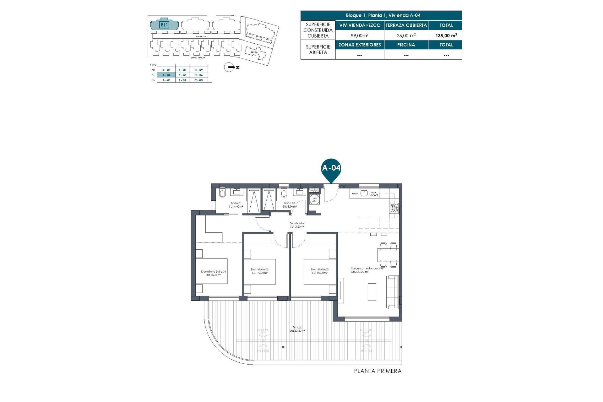 New Build - Apartment / flat -
Los Alcázares - Serena Golf