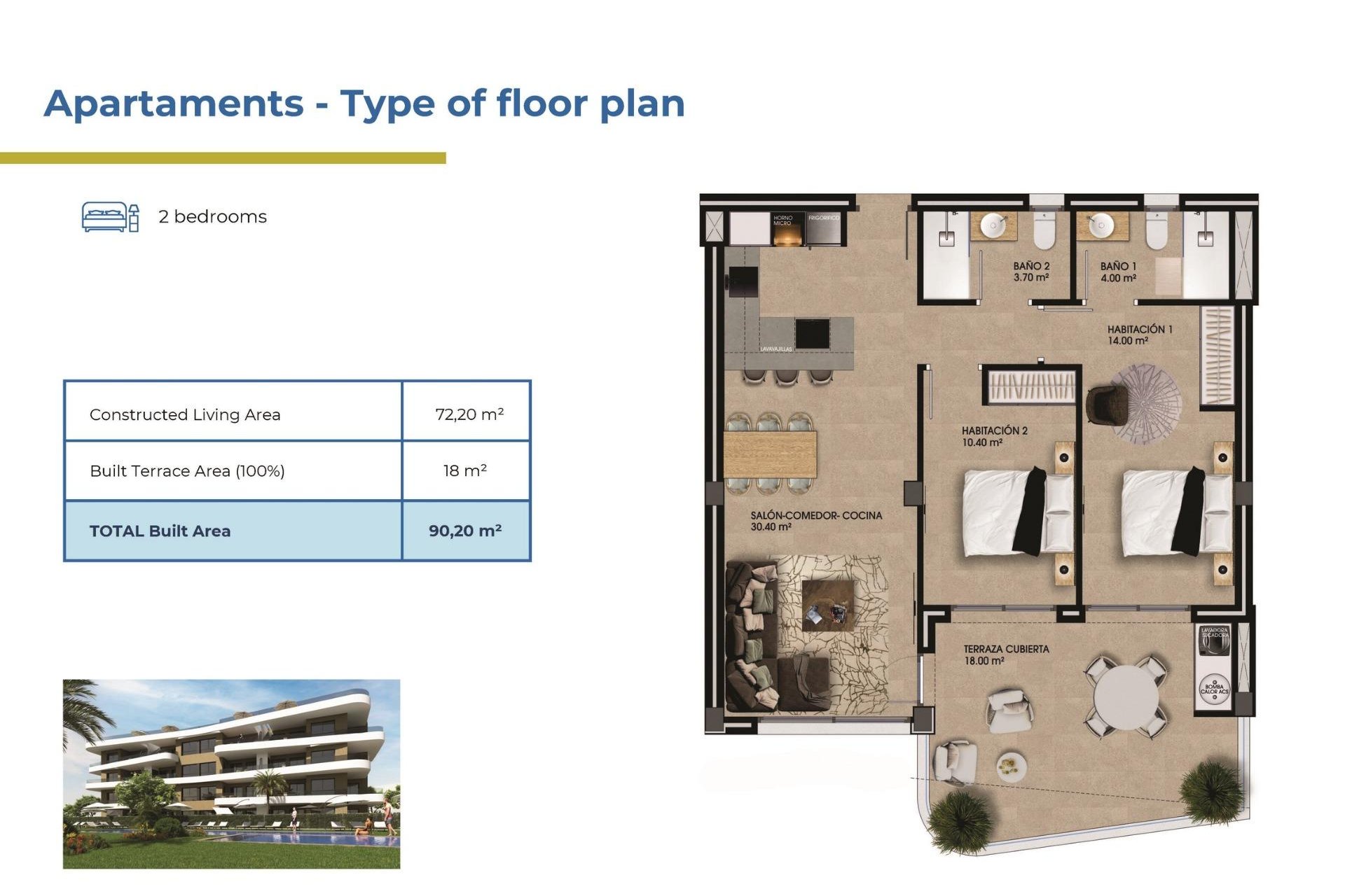 New Build - Apartment / flat -
Orihuela Costa - La Ciñuelica