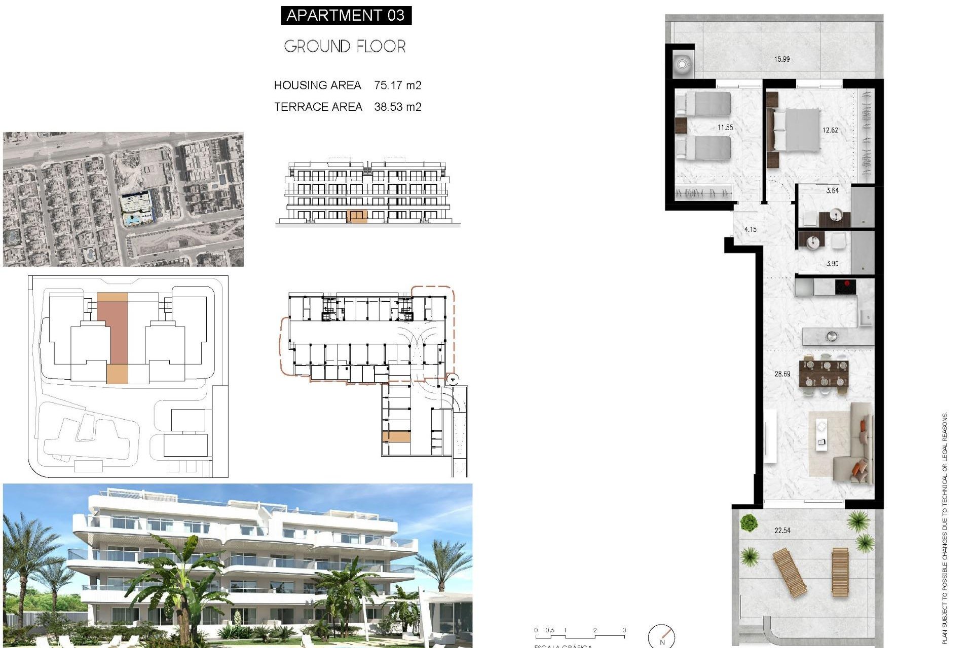 New Build - Apartment / flat -
Orihuela Costa - Lomas de Cabo Roig