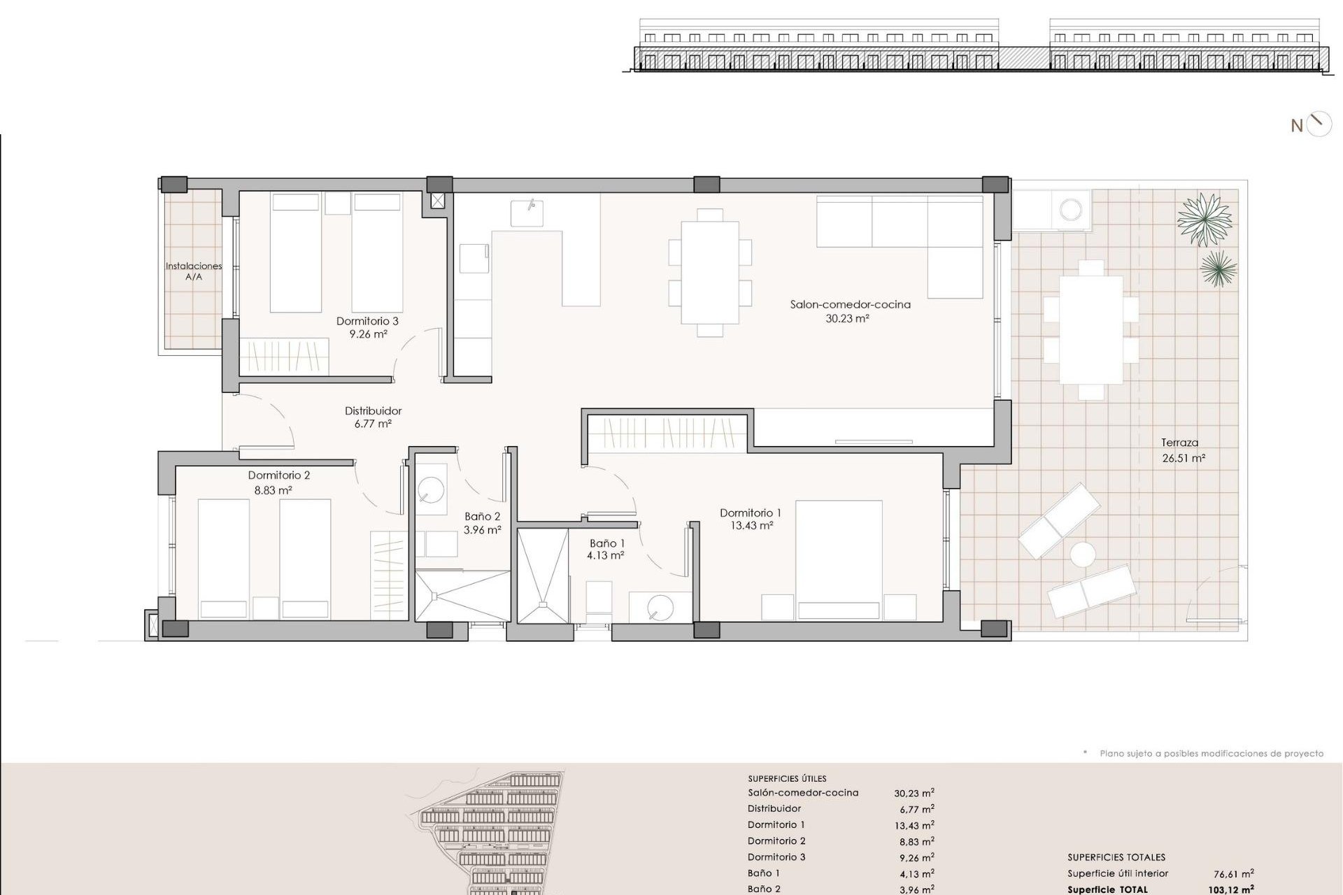 New Build - Apartment / flat -
Pulpi - Aguilón Golf