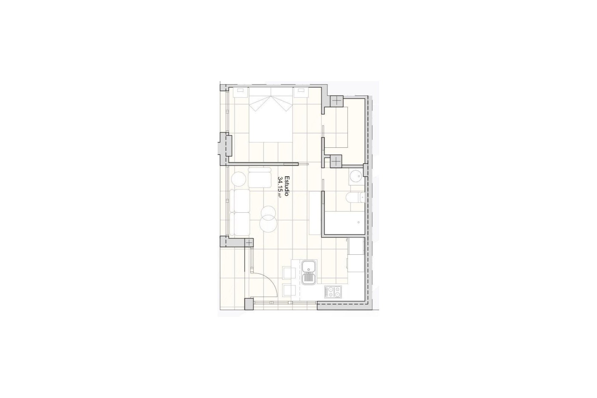 New Build - Apartment / flat -
San Javier - pueblo