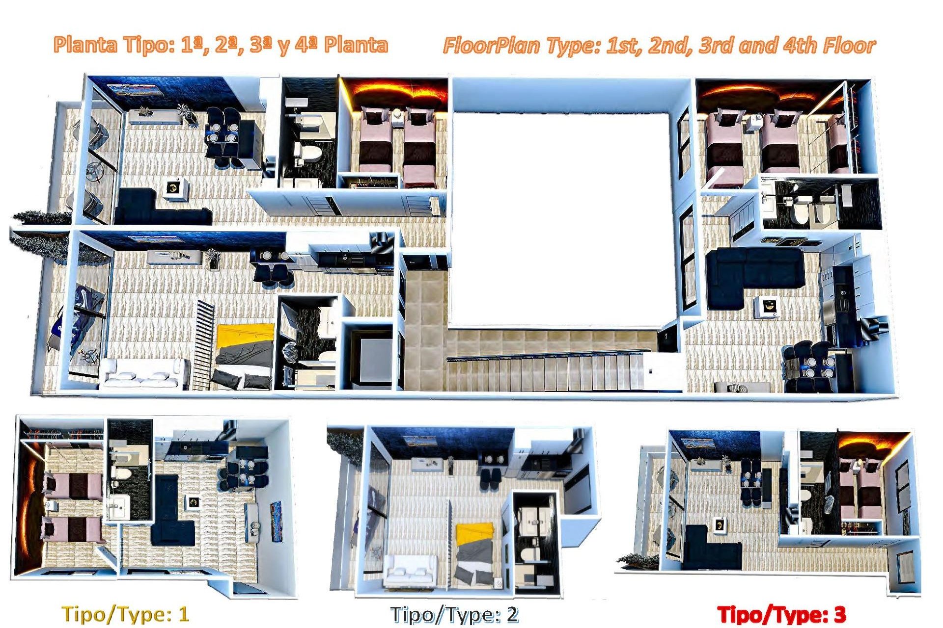 New Build - Apartment / flat -
Torrevieja - Centro