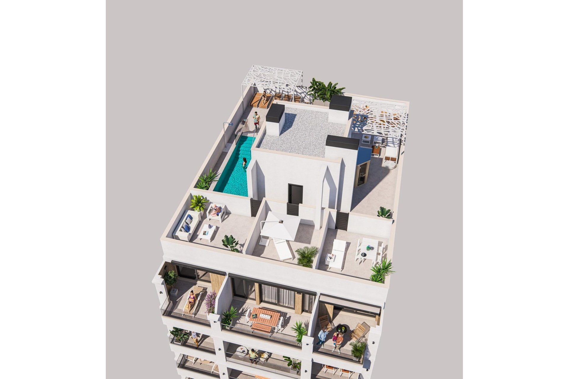 New Build - Apartment / flat -
Torrevieja - Playa del Cura