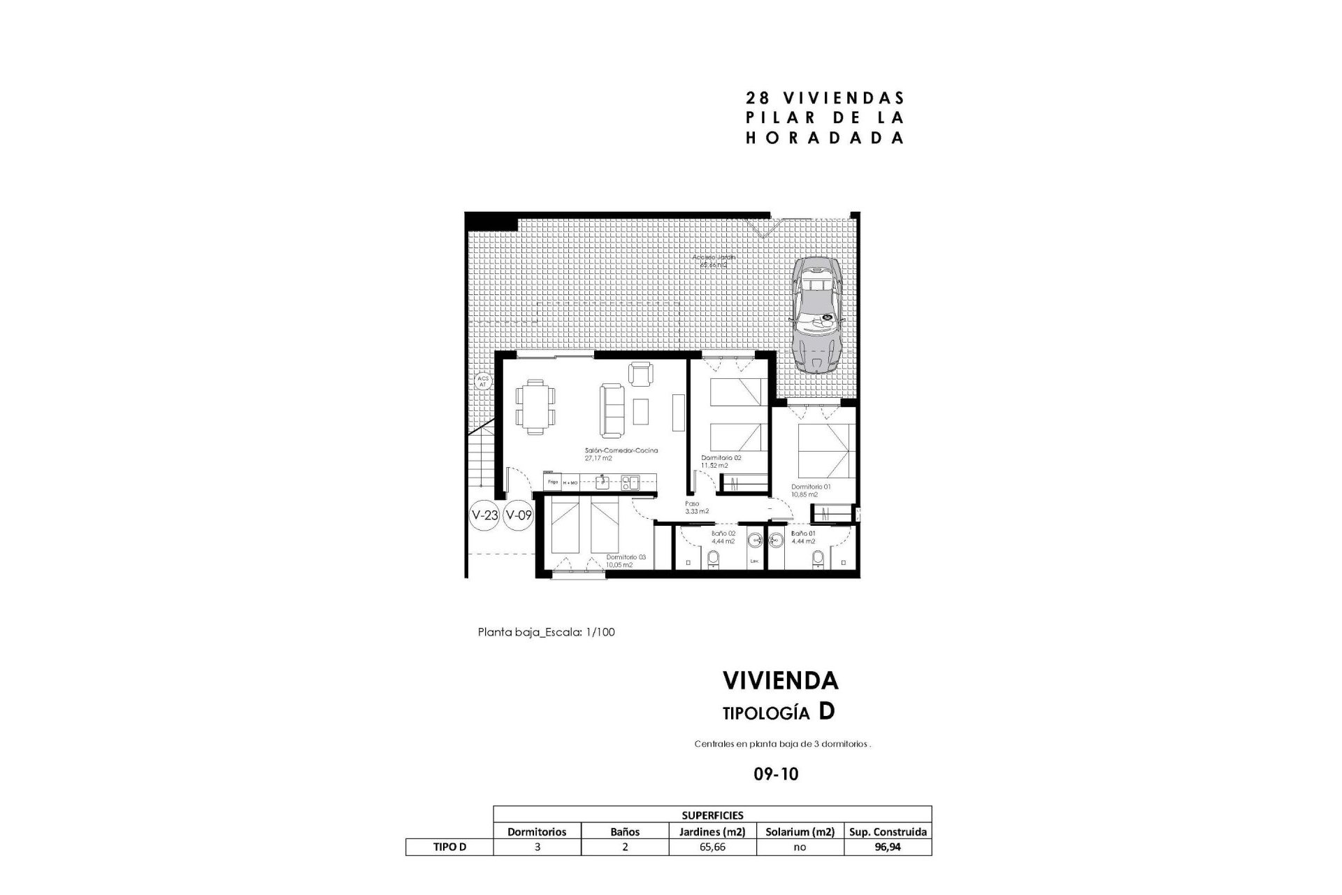 New Build - Bungalow -
Pilar de la Horadada - pueblo
