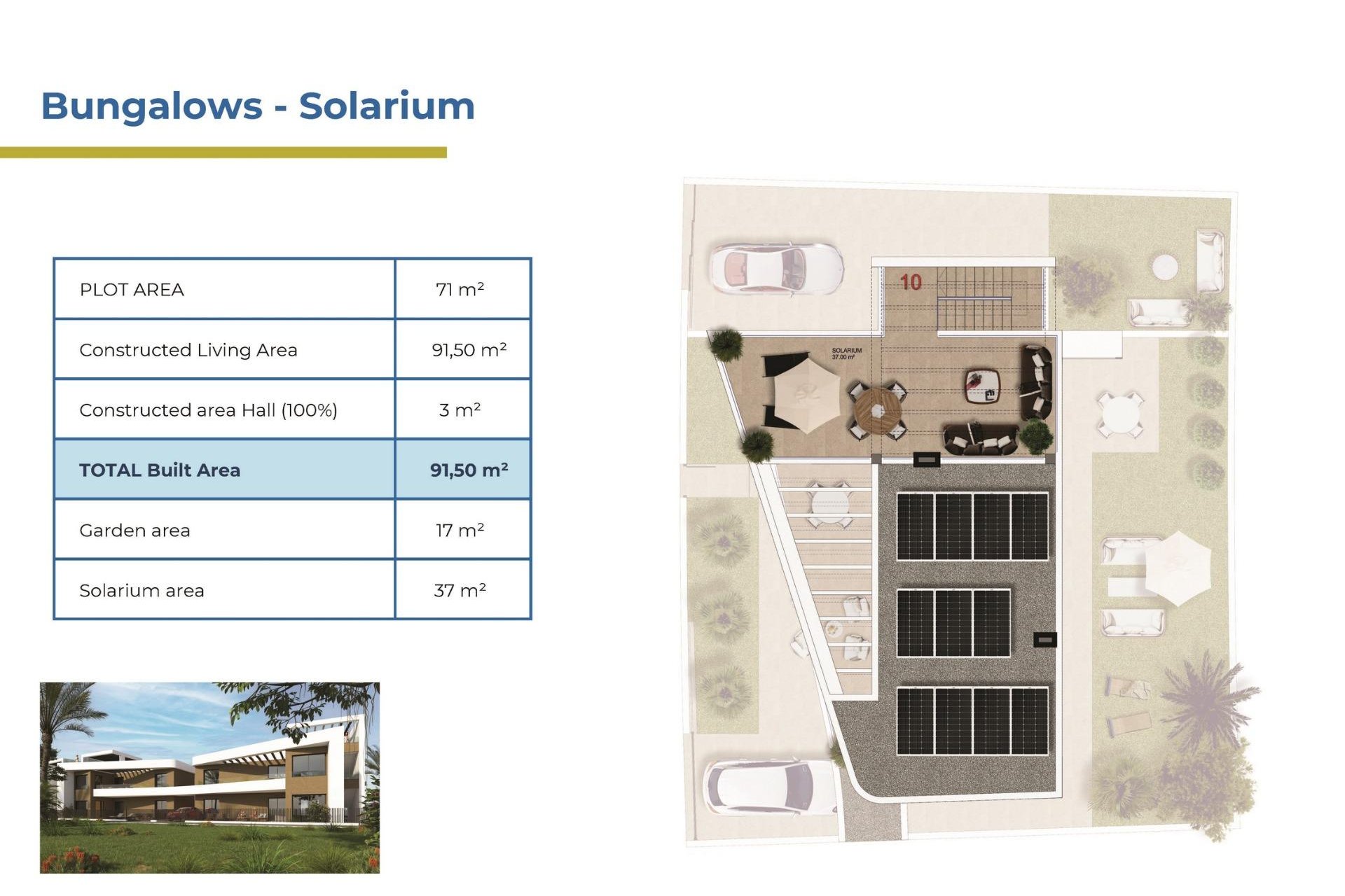 New Build - Bungalow Planta Alta -
Orihuela Costa - Punta Prima