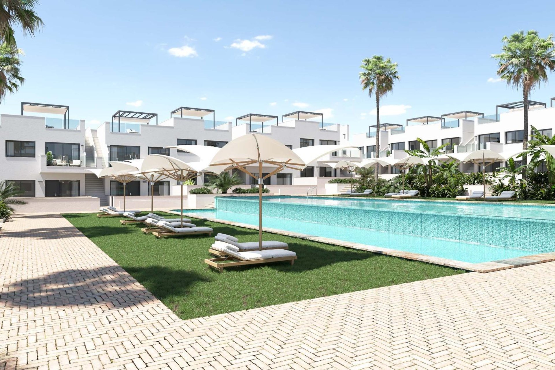 New Build - Bungalow Planta Alta -
Torrevieja - Los balcones