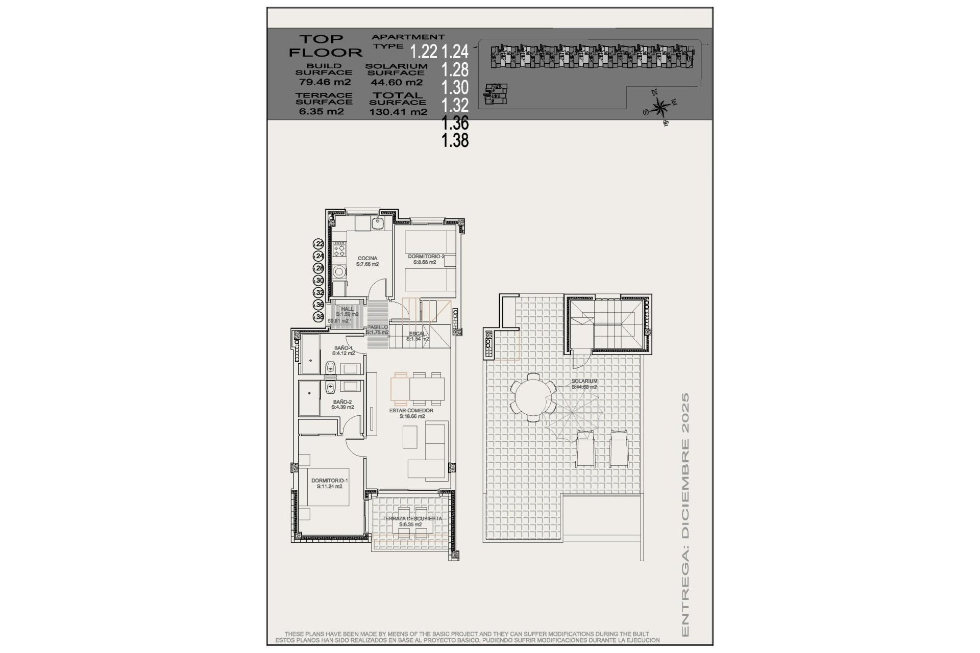 New Build - Bungalow Planta Alta -
Torrevieja - Torrejón