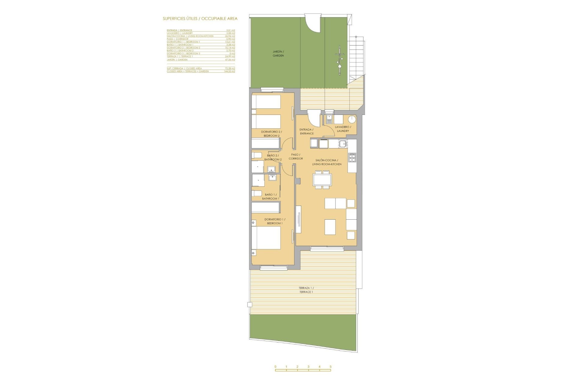 New Build - Bungalows Planta Baja -
Orihuela - Vistabella Golf