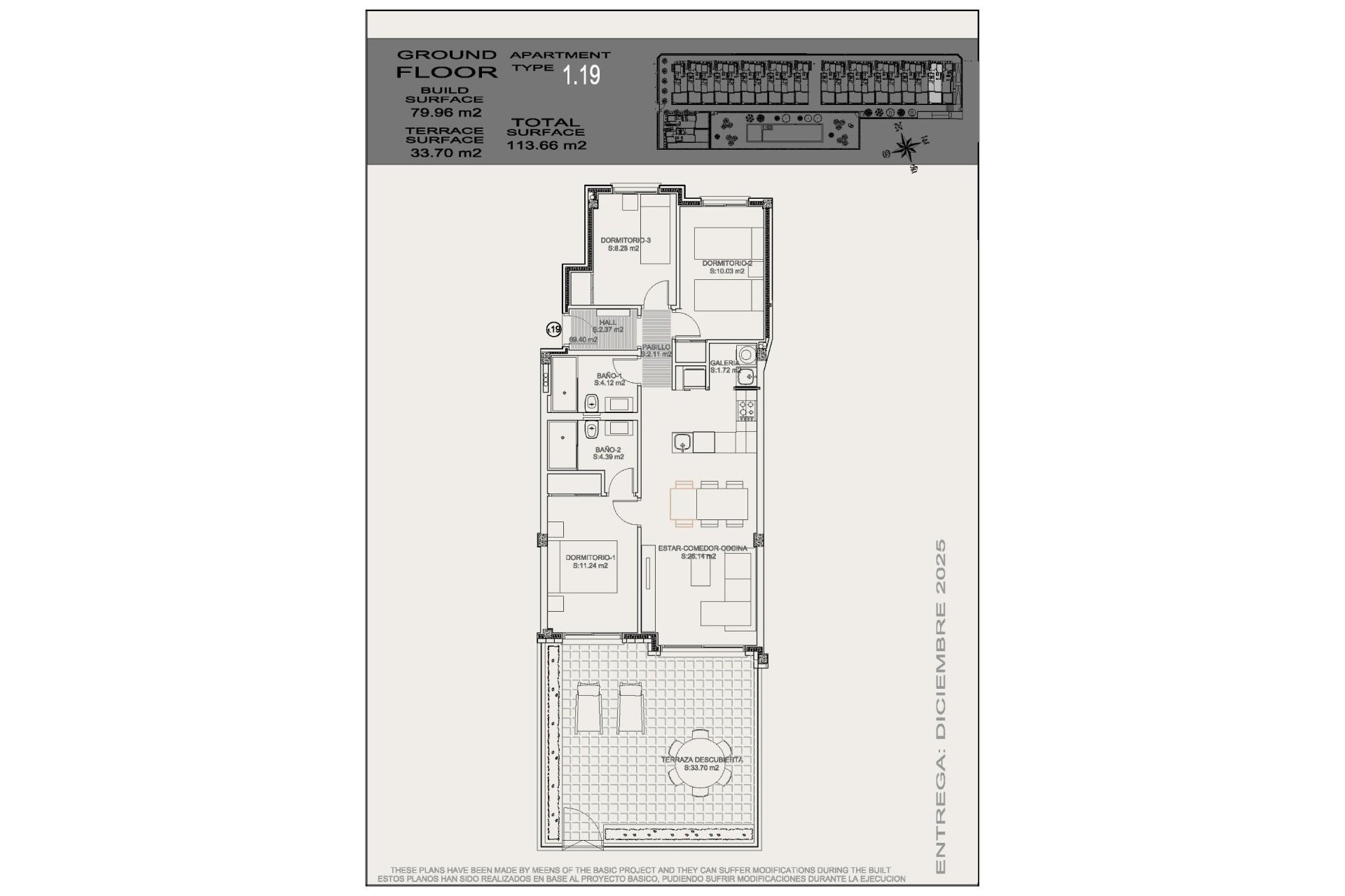 New Build - Bungalows Planta Baja -
Torrevieja - Aguas Nuevas