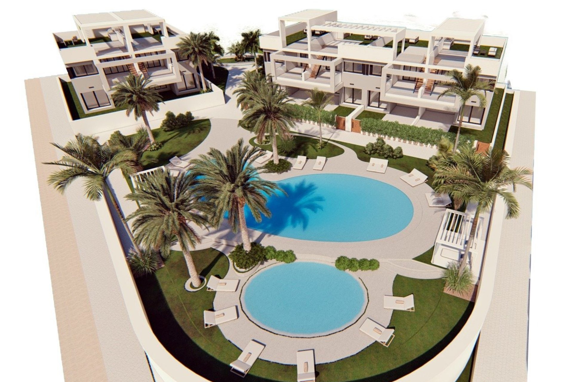 New Build - Bungalows Planta Baja -
Torrevieja - Los balcones