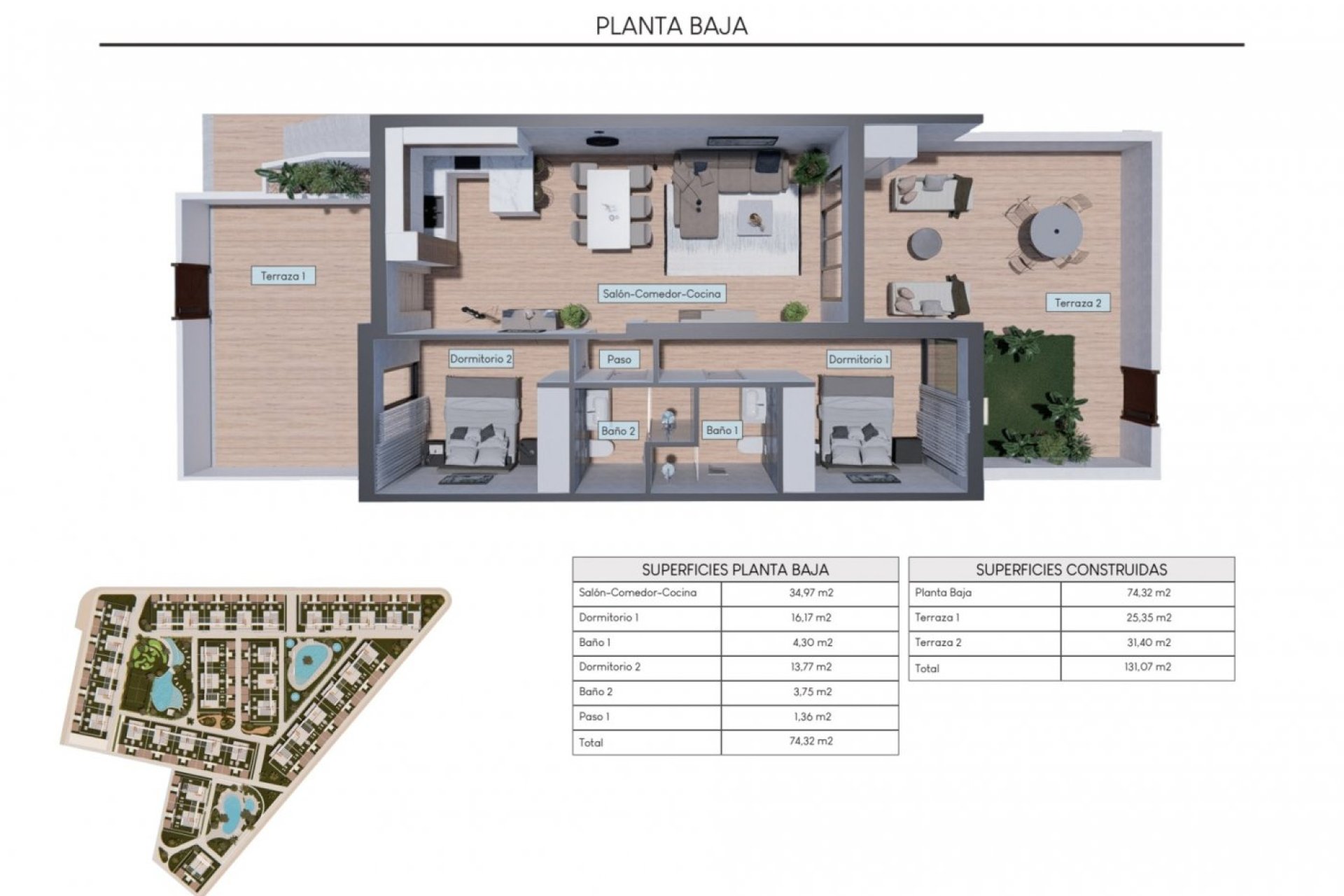 New Build - Bungalows Planta Baja -
Torrevieja - Los balcones