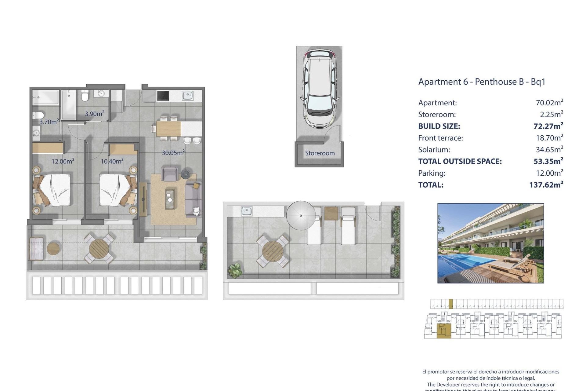 New Build - Penthouse -
Los Alcázares - Los Narejos