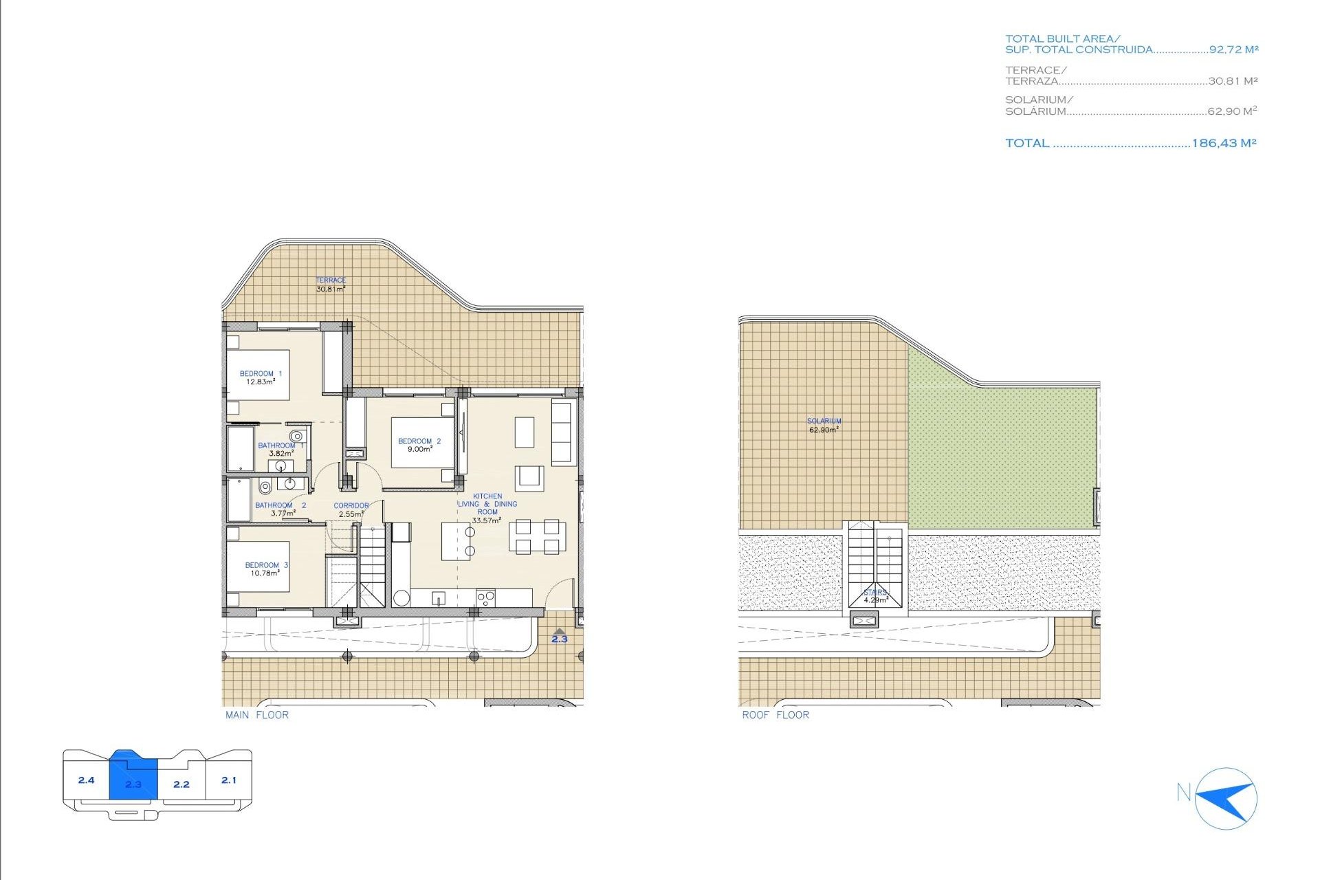 New Build - Penthouse -
Los Alcázares - Serena Golf