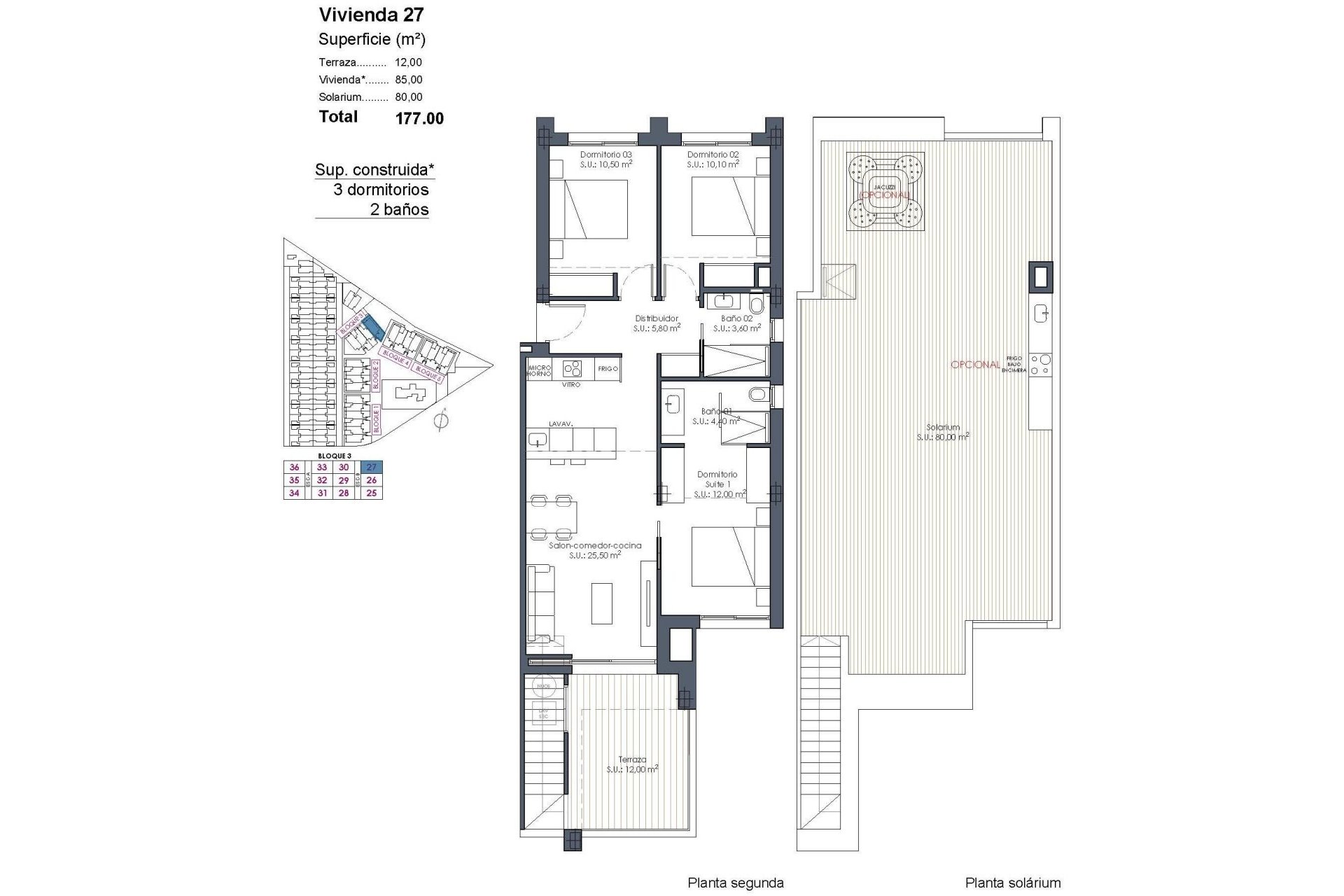 New Build - Penthouse -
Los Alcázares - Serena Golf