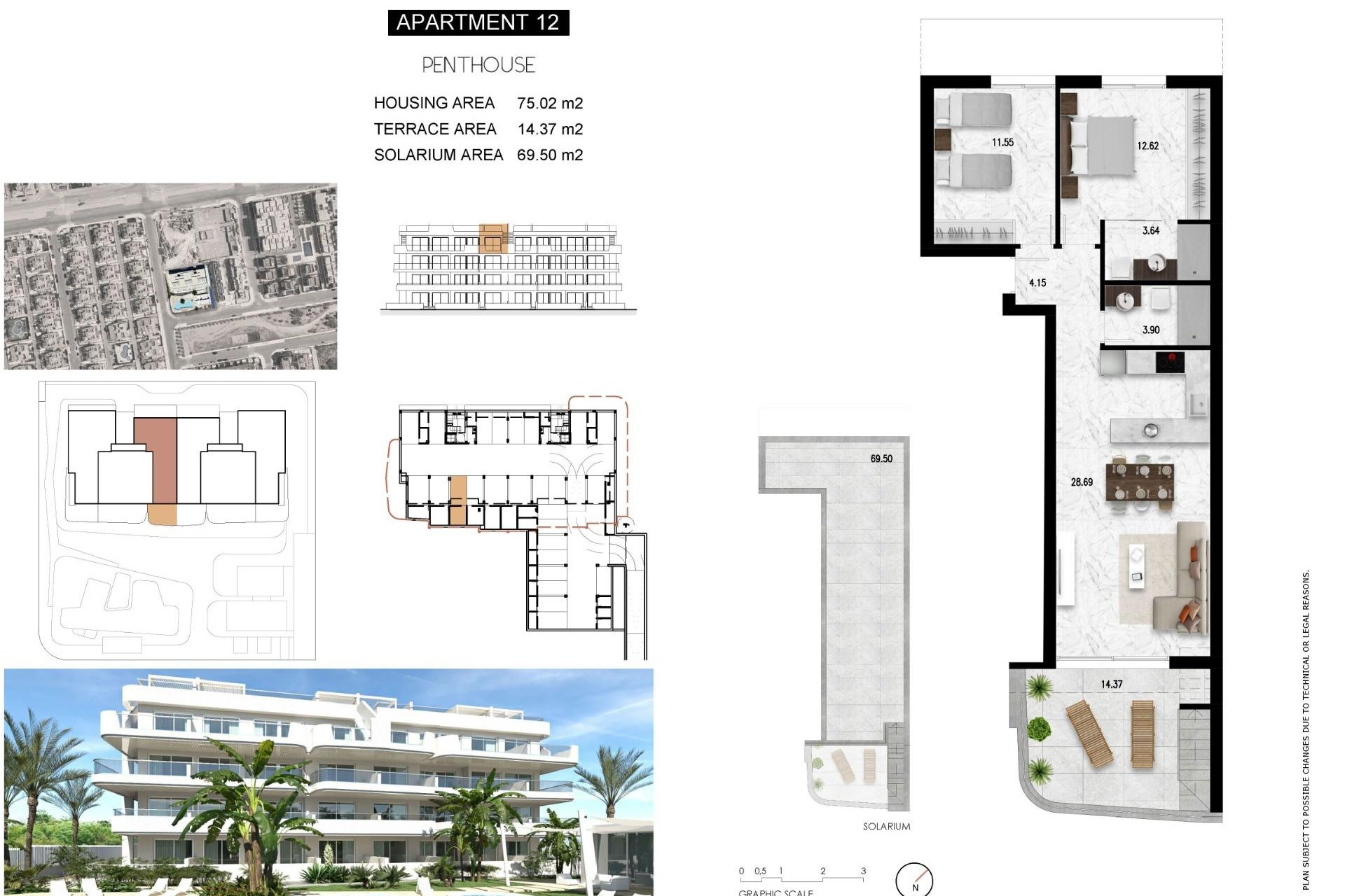 New Build - Penthouse -
Orihuela Costa - Lomas de Cabo Roig