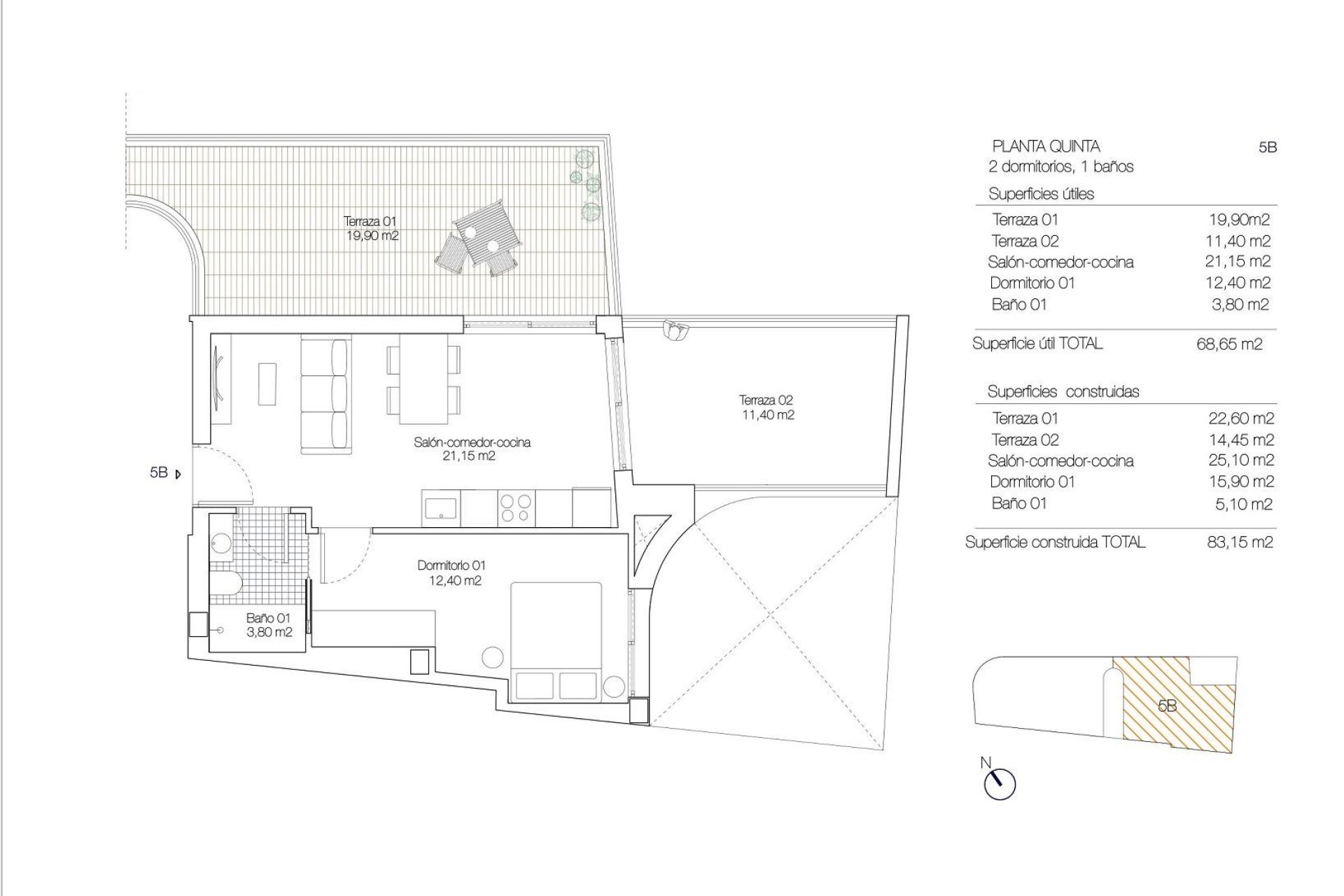 New Build - Penthouse -
Torrevieja - Playa de los Locos