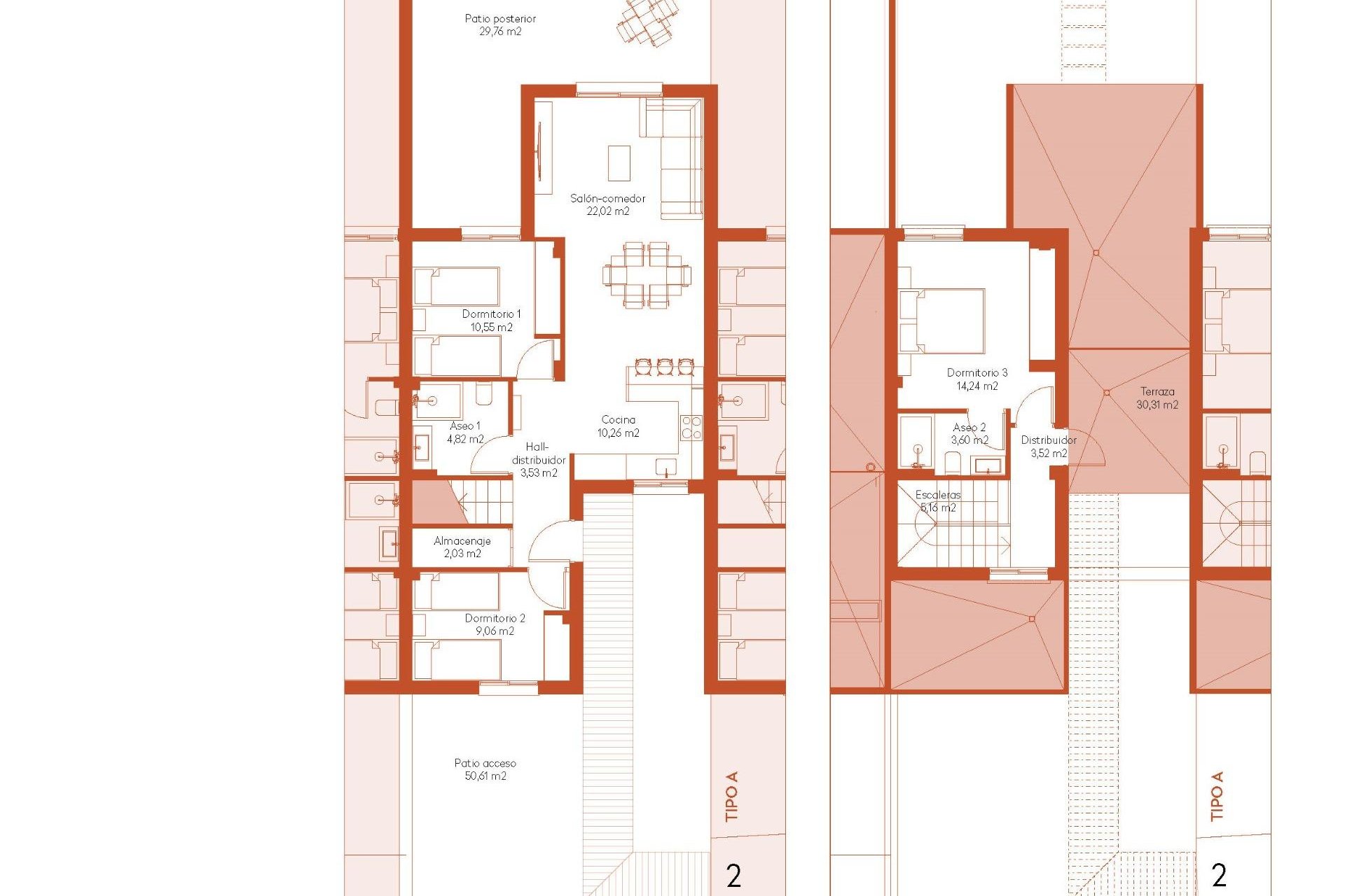 New Build - Townhouse -
Baños y Mendigo - Altaona Golf