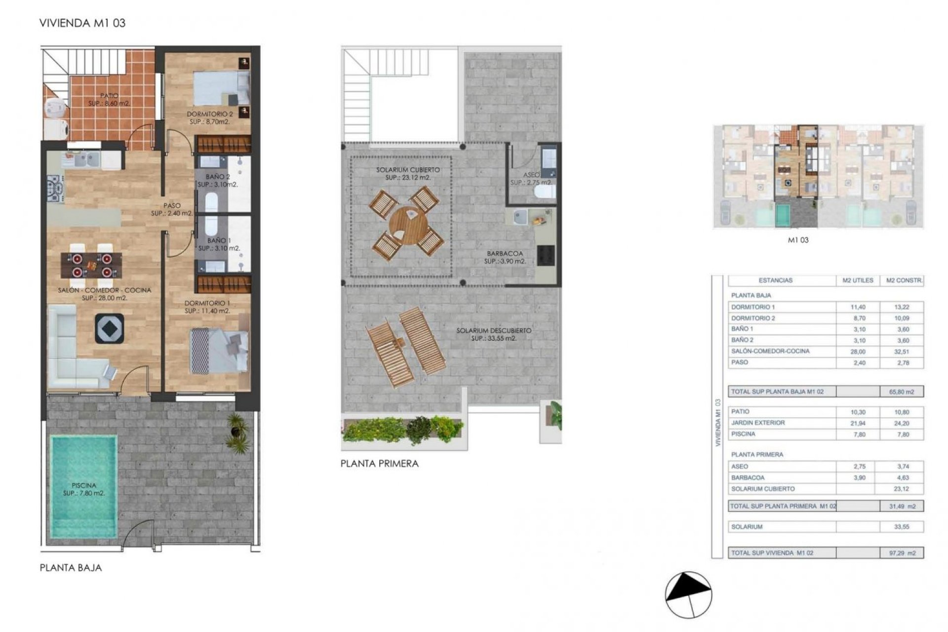 New Build - Townhouse -
Torre Pacheco - Torrepacheco