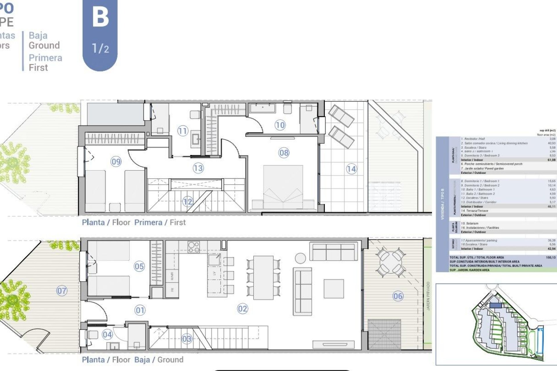 Obra nueva - Adosado -
El Campello - Platja de L´Amerador