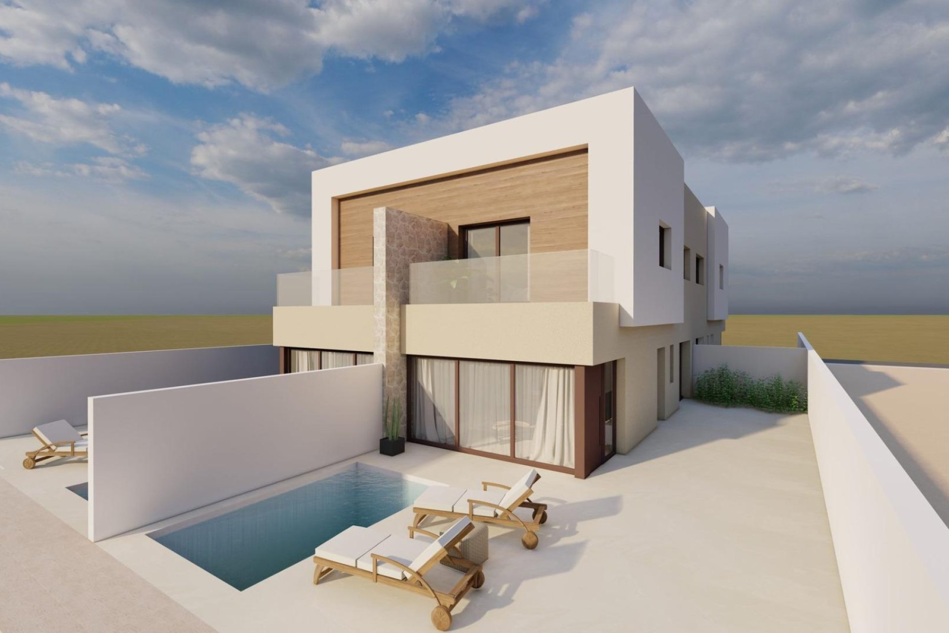 Obra nueva - Adosado -
San Javier - pueblo