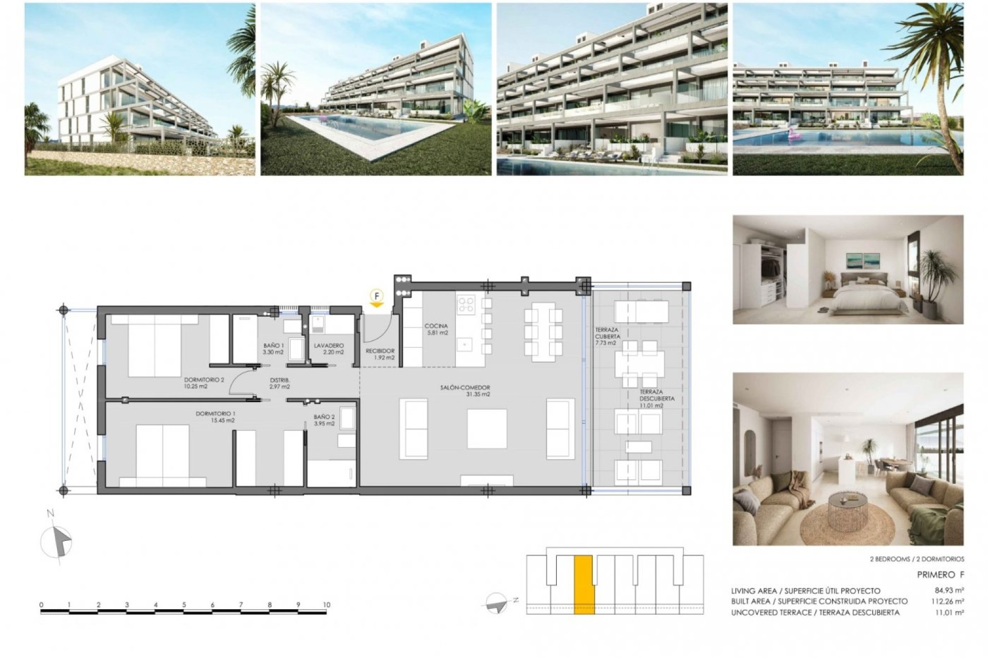 Obra nueva - Apartamento / piso -
Cartagena - Mar De Cristal