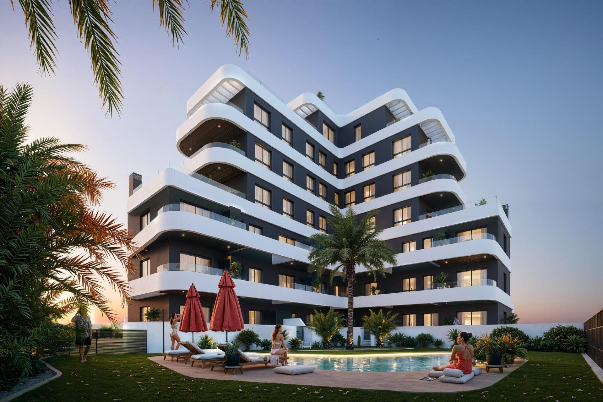 Obra nueva - Apartamento / piso -
Guardamar del Segura - Camino del Puerto
