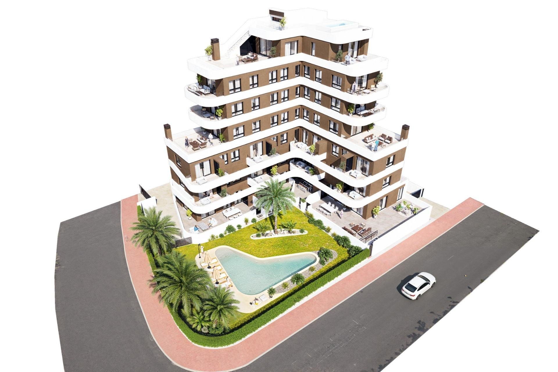 Obra nueva - Apartamento / piso -
Guardamar del Segura - Camino del Puerto
