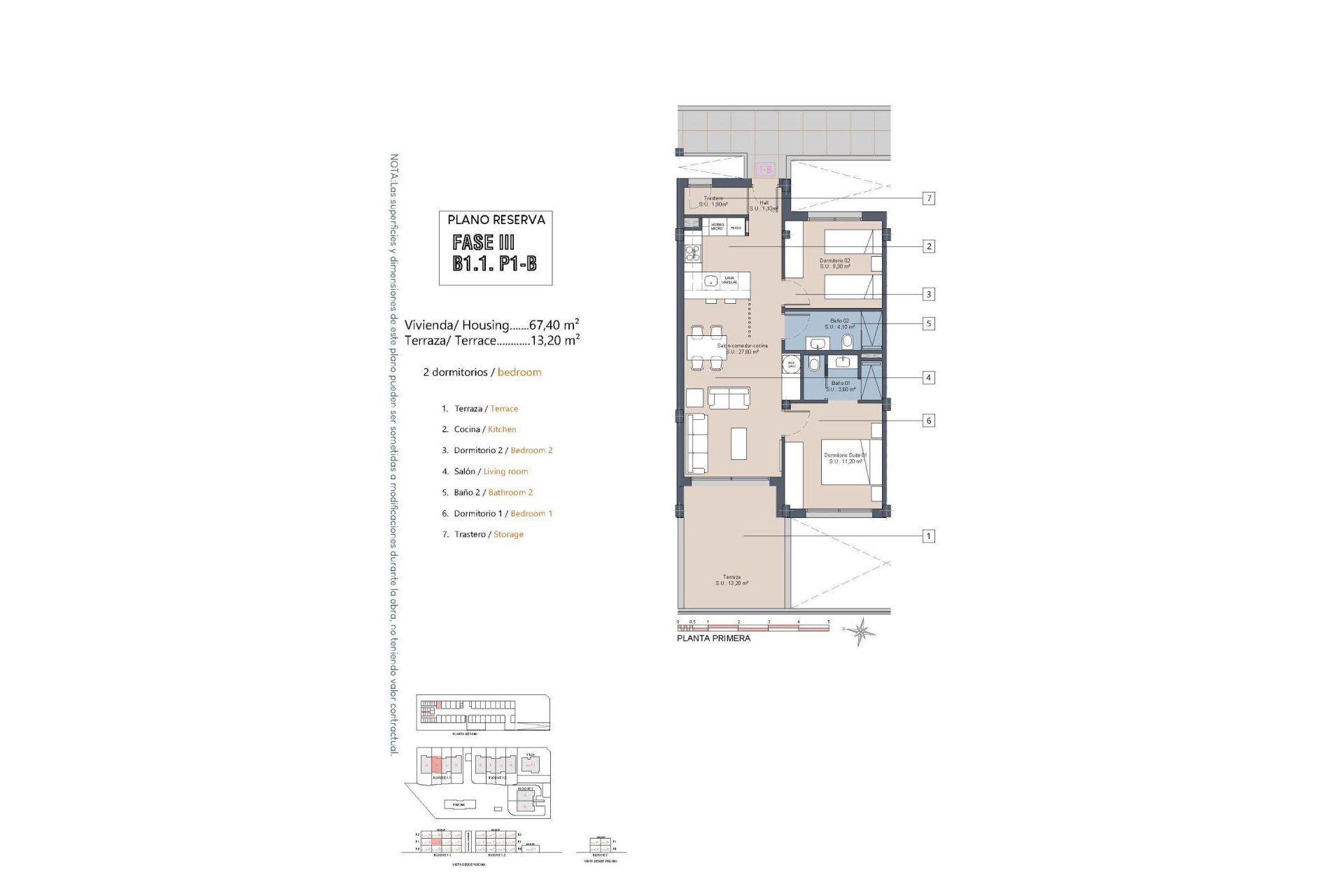 Obra nueva - Apartamento / piso -
Los Alcázares - La Serena Golf
