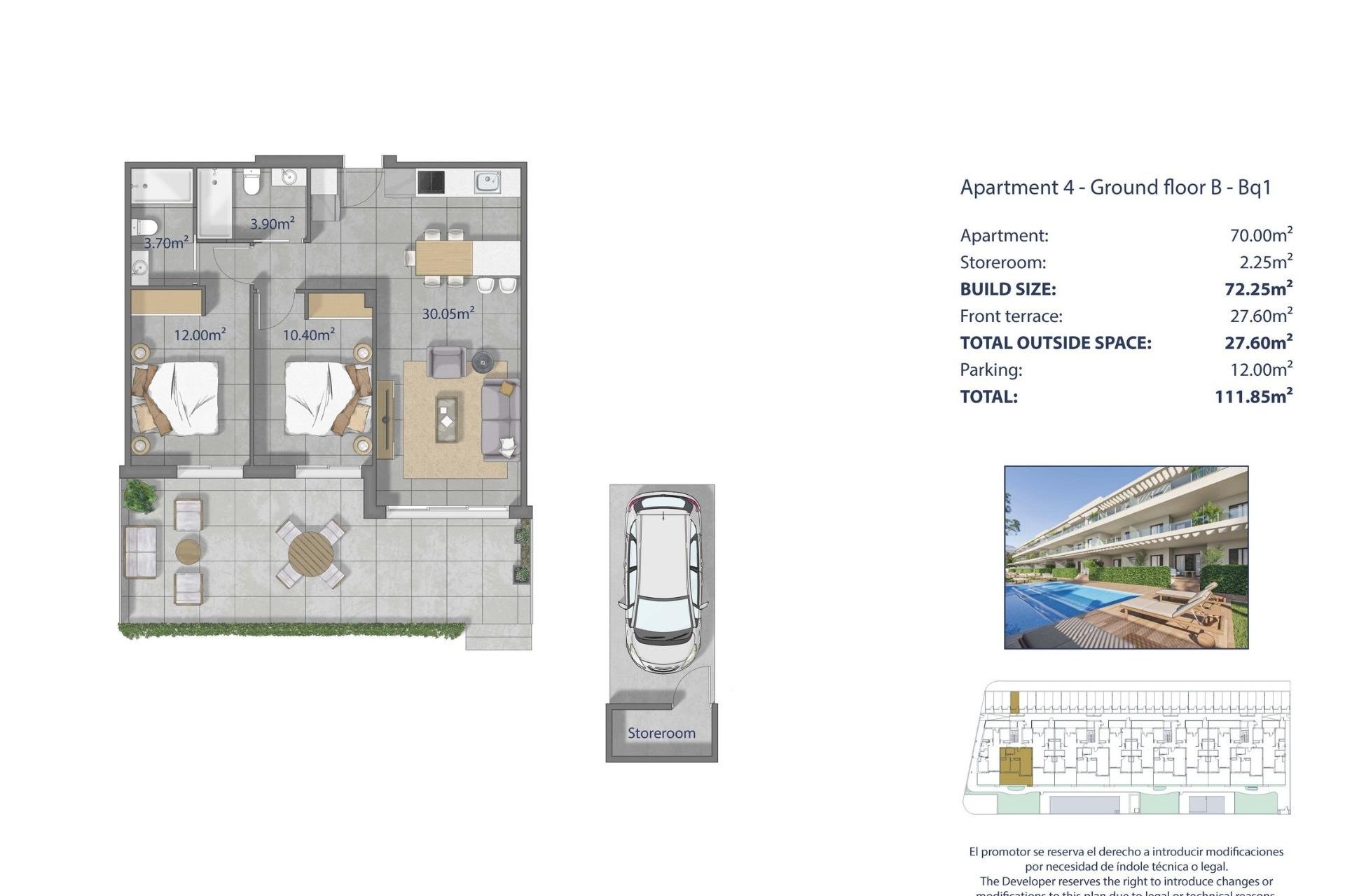 Obra nueva - Apartamento / piso -
Los Alcázares - Los Narejos