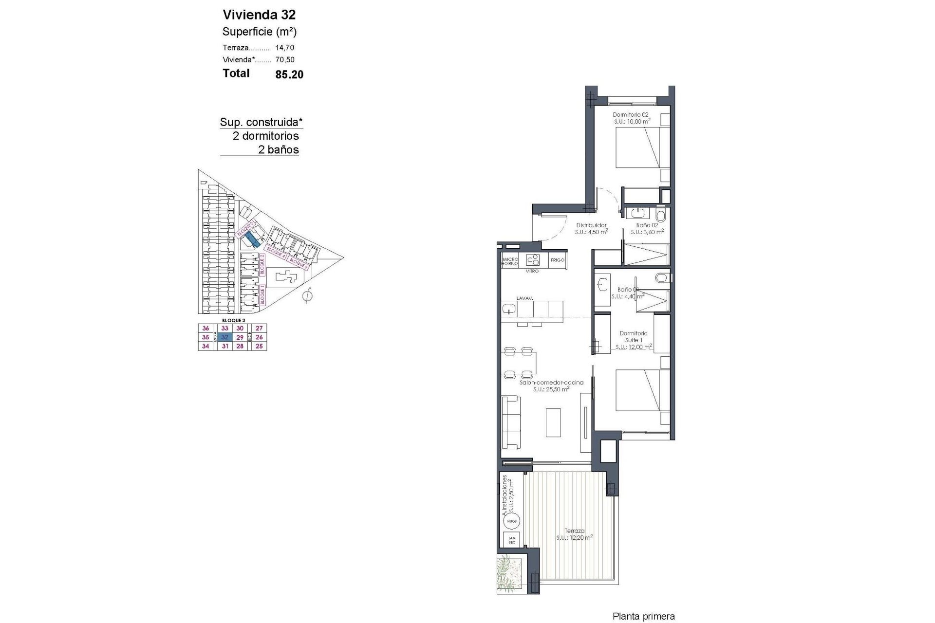 Obra nueva - Apartamento / piso -
Los Alcázares - Serena Golf