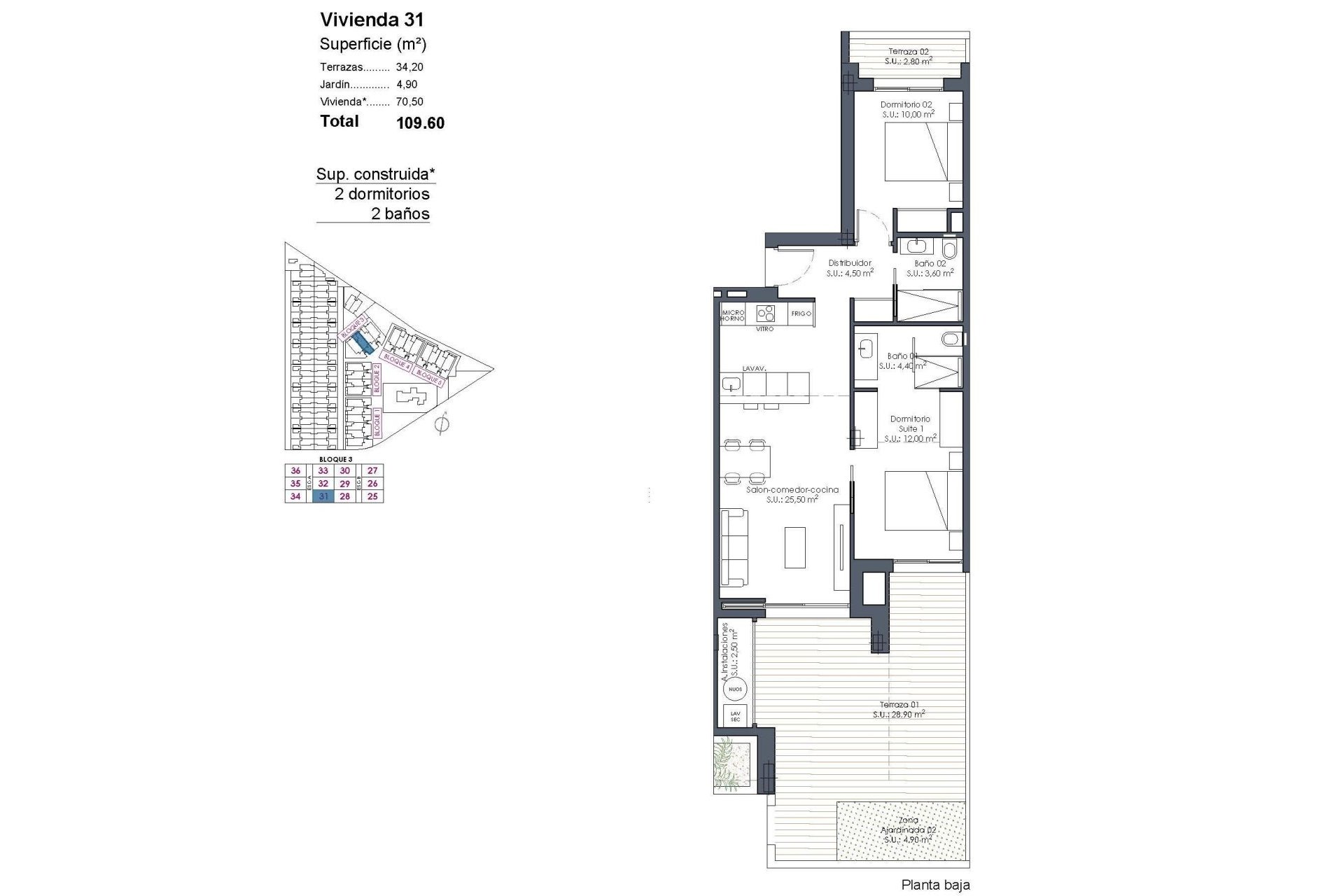 Obra nueva - Apartamento / piso -
Los Alcázares - Serena Golf
