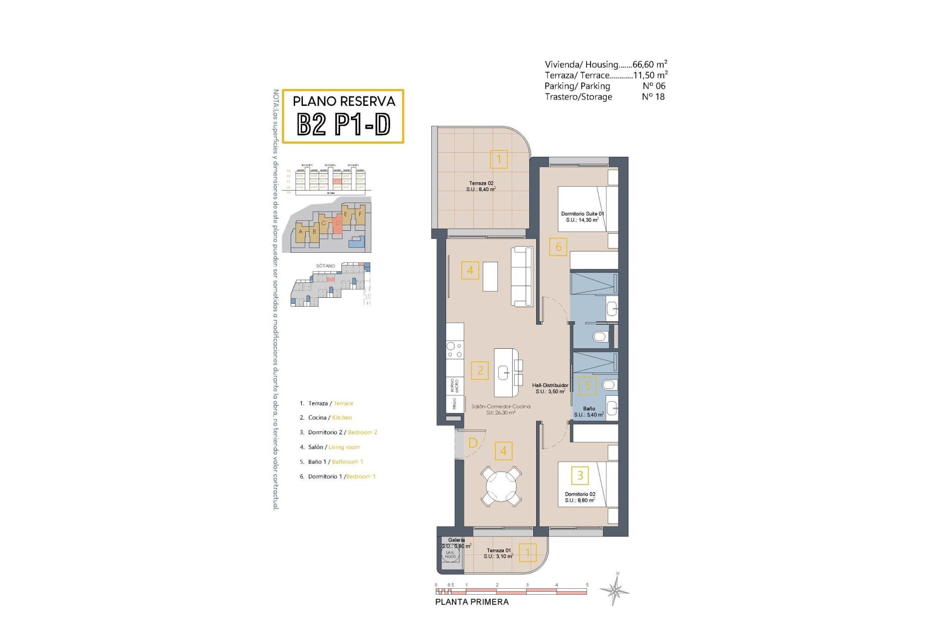 Obra nueva - Apartamento / piso -
Los Alcázares - Serena Golf