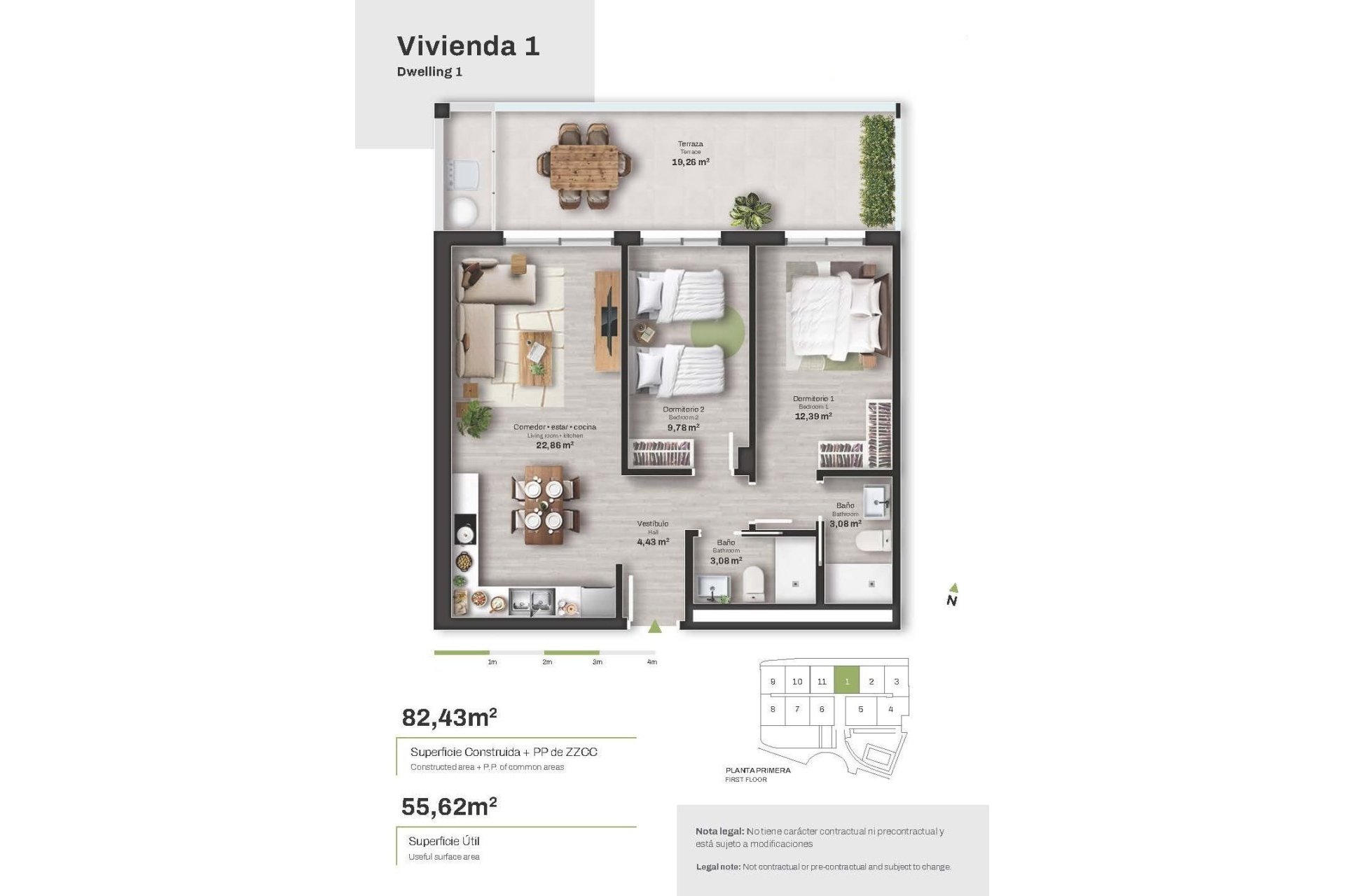 Obra nueva - Apartamento / piso -
Mojacar - Descargador