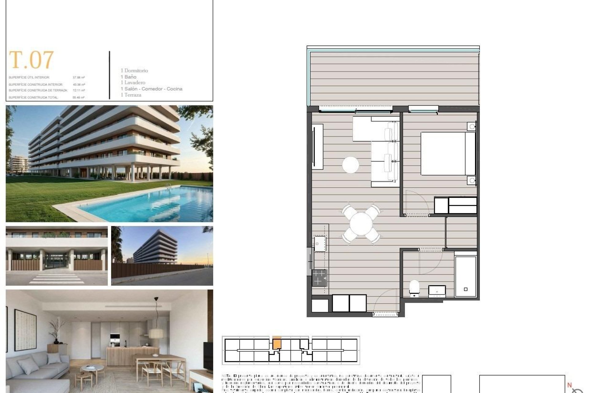Obra nueva - Apartamento / piso -
Moncofa - Playa de Moncofa