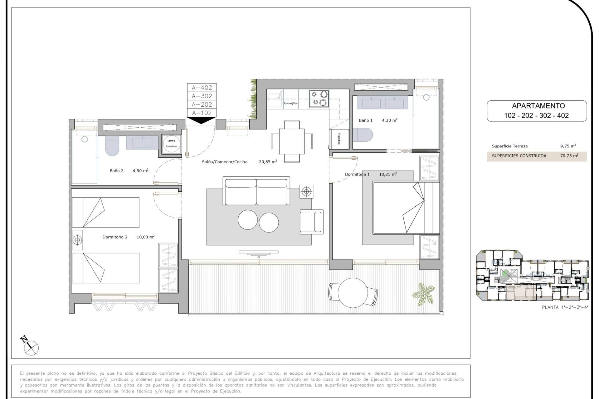 Obra nueva - Apartamento / piso -
San Pedro del Pinatar - Lo Pagan