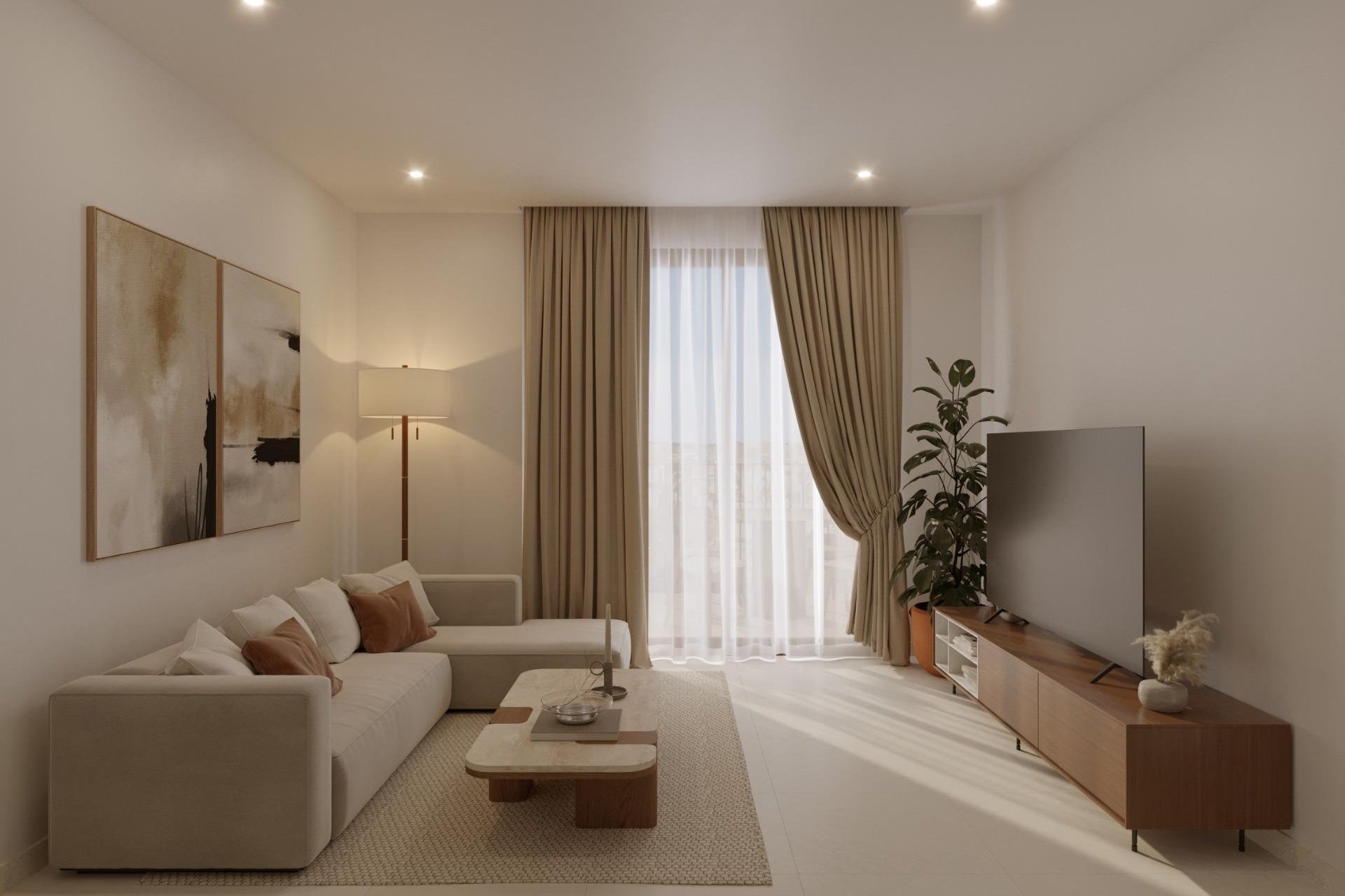 Obra nueva - Apartamento / piso -
Santa Pola - Centro