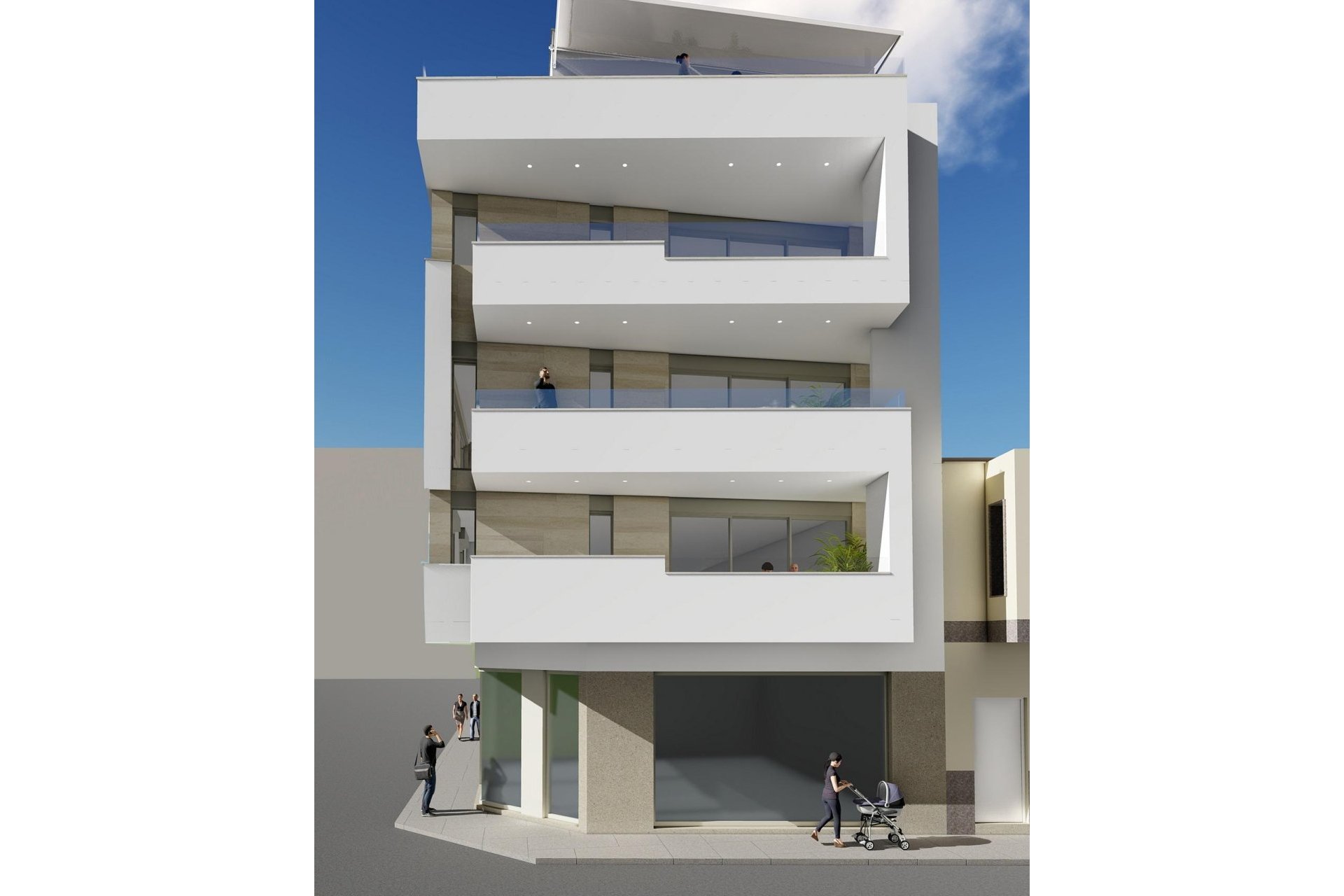 Obra nueva - Apartamento / piso -
Torrevieja - Playa del Cura