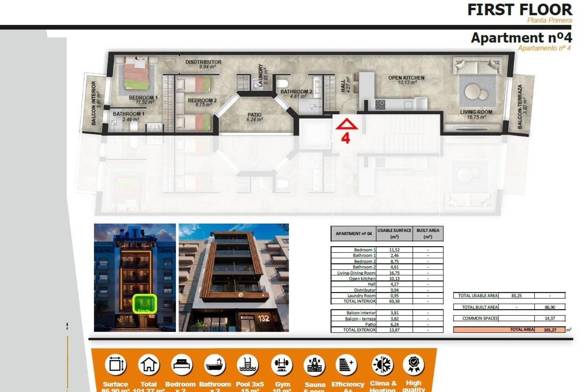 Obra nueva - Apartamento / piso -
Torrevieja - Playa del Cura