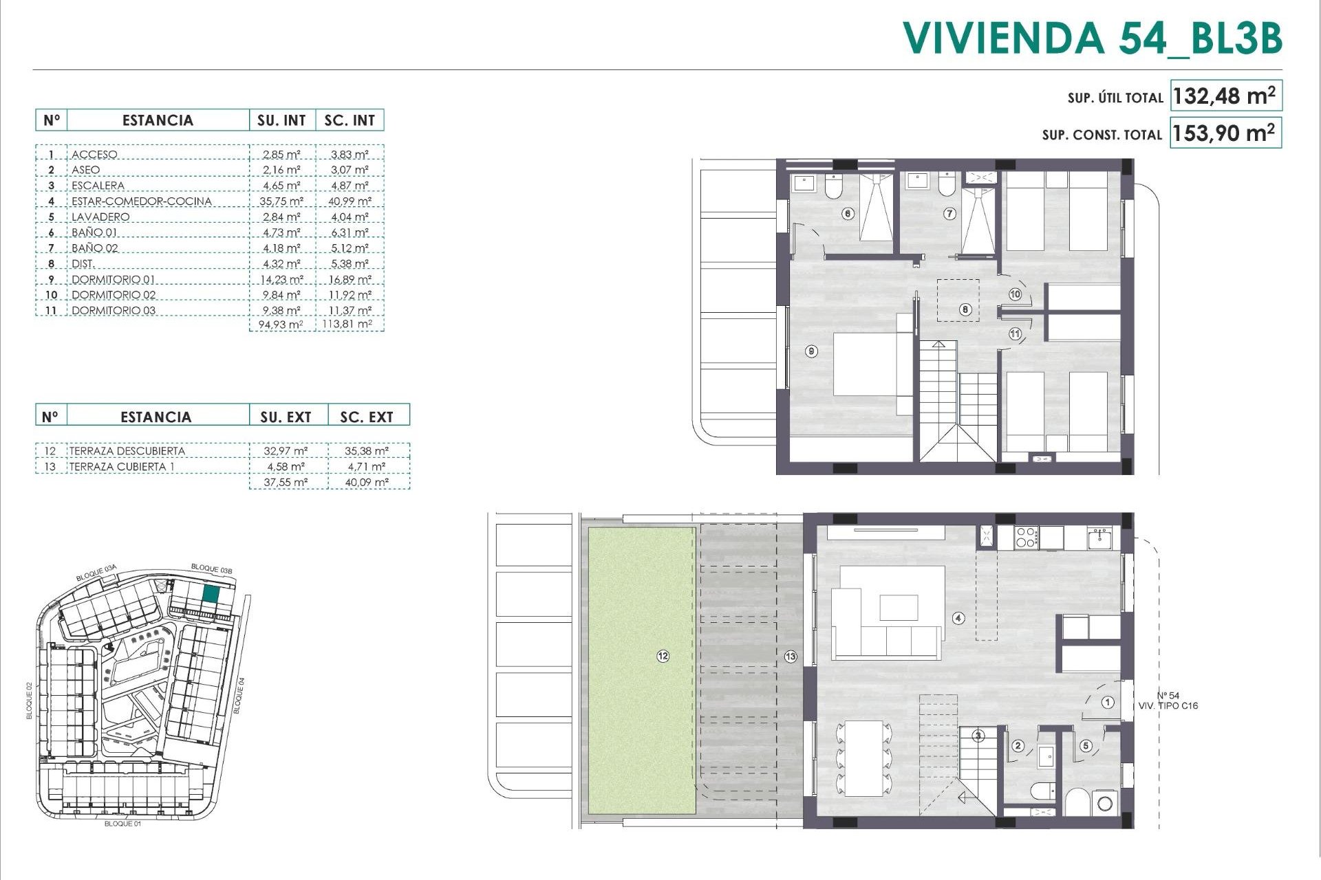 Obra nueva - Ático -
Monforte del Cid - Alenda Golf