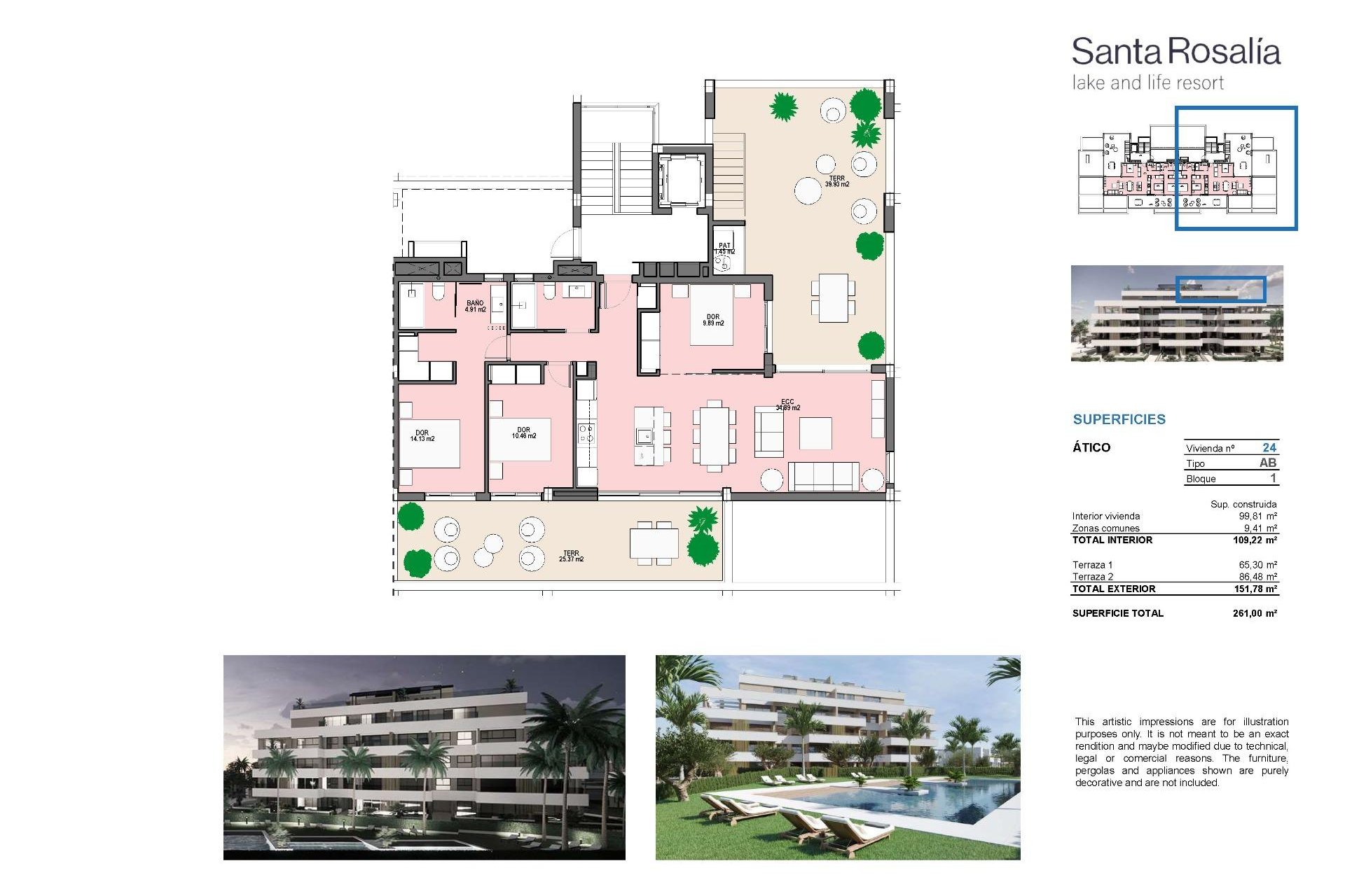 Obra nueva - Ático -
Torre Pacheco - Santa Rosalia Lake And Life Resort