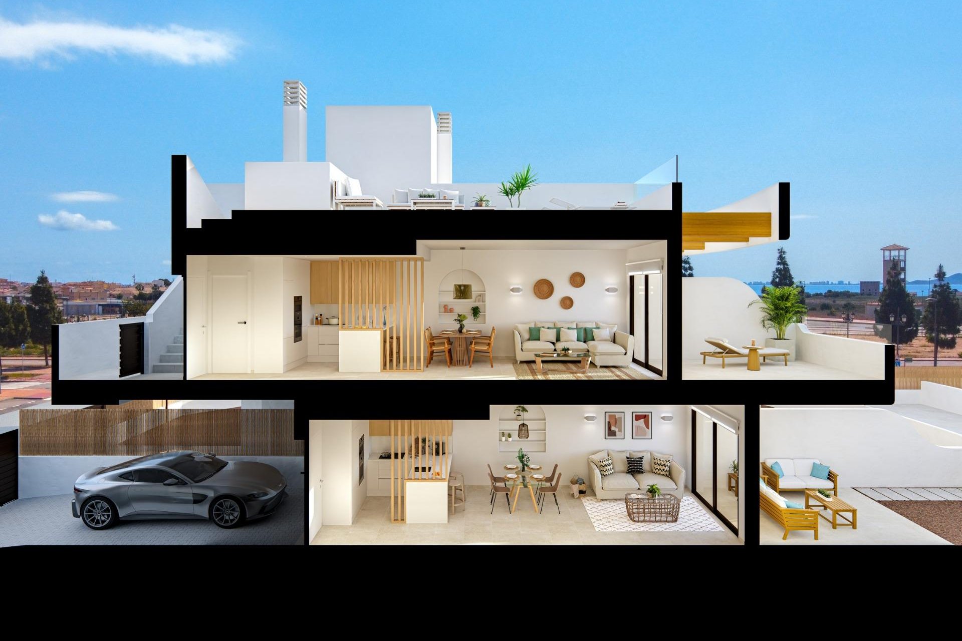 Obra nueva - Bungalow -
Los Alcázares - Serena Golf