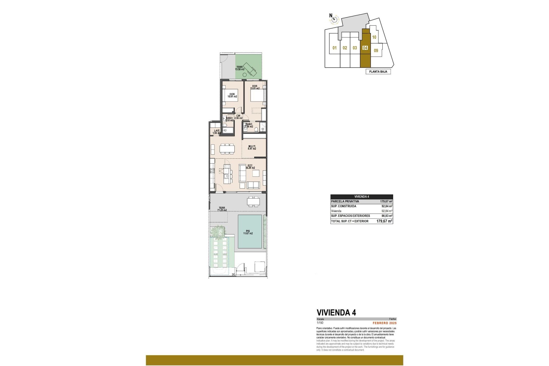 Obra nueva - Bungalow -
Pilar de la Horadada - parques de Andromeda